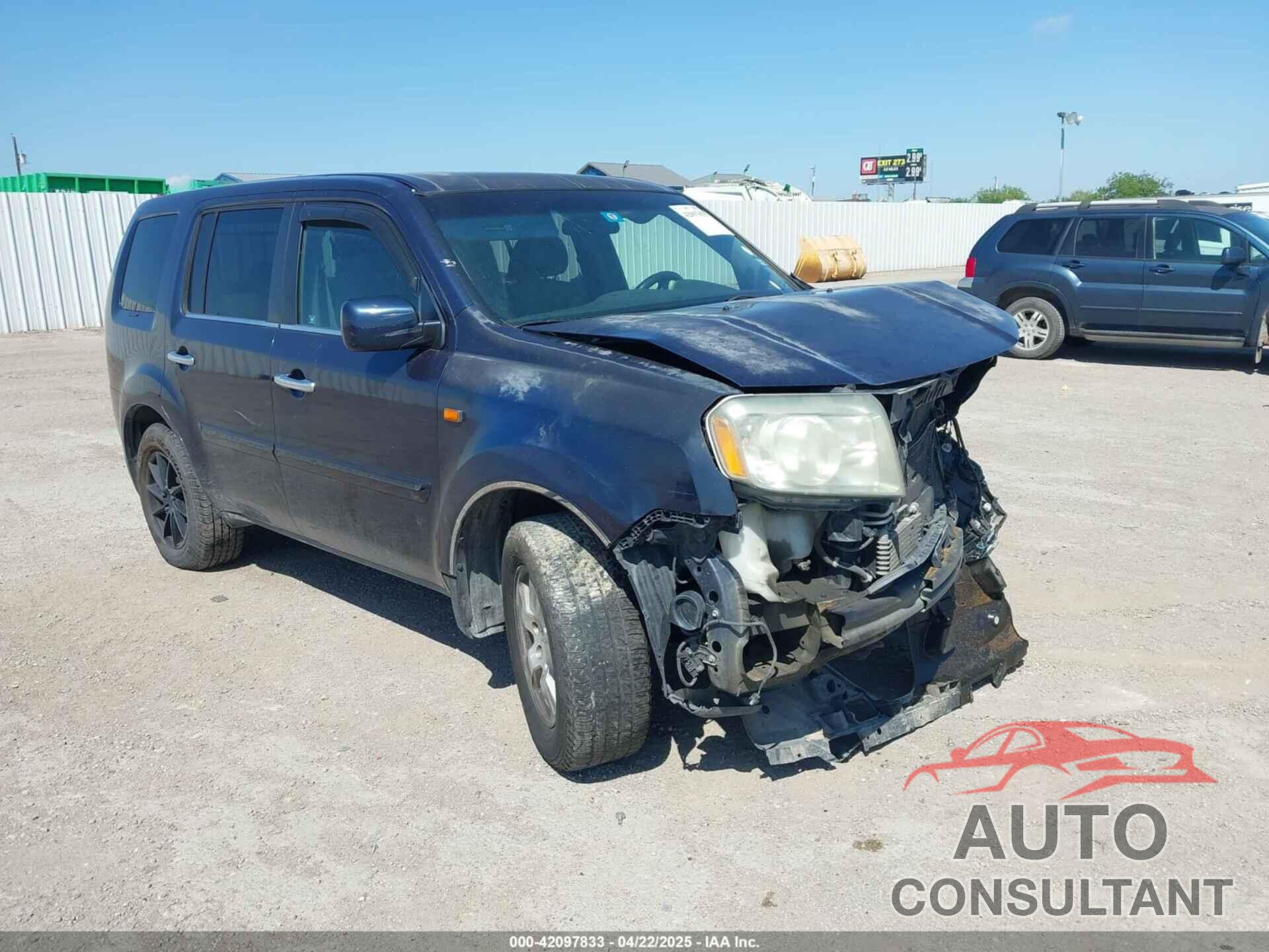 HONDA PILOT 2011 - 5FNYF4H45BB067553