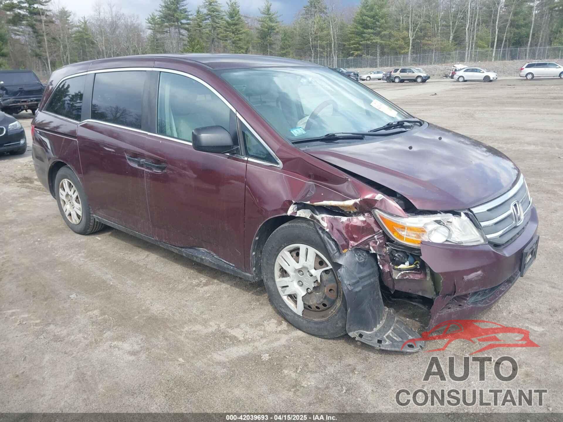 HONDA ODYSSEY 2013 - 5FNRL5H26DB010444