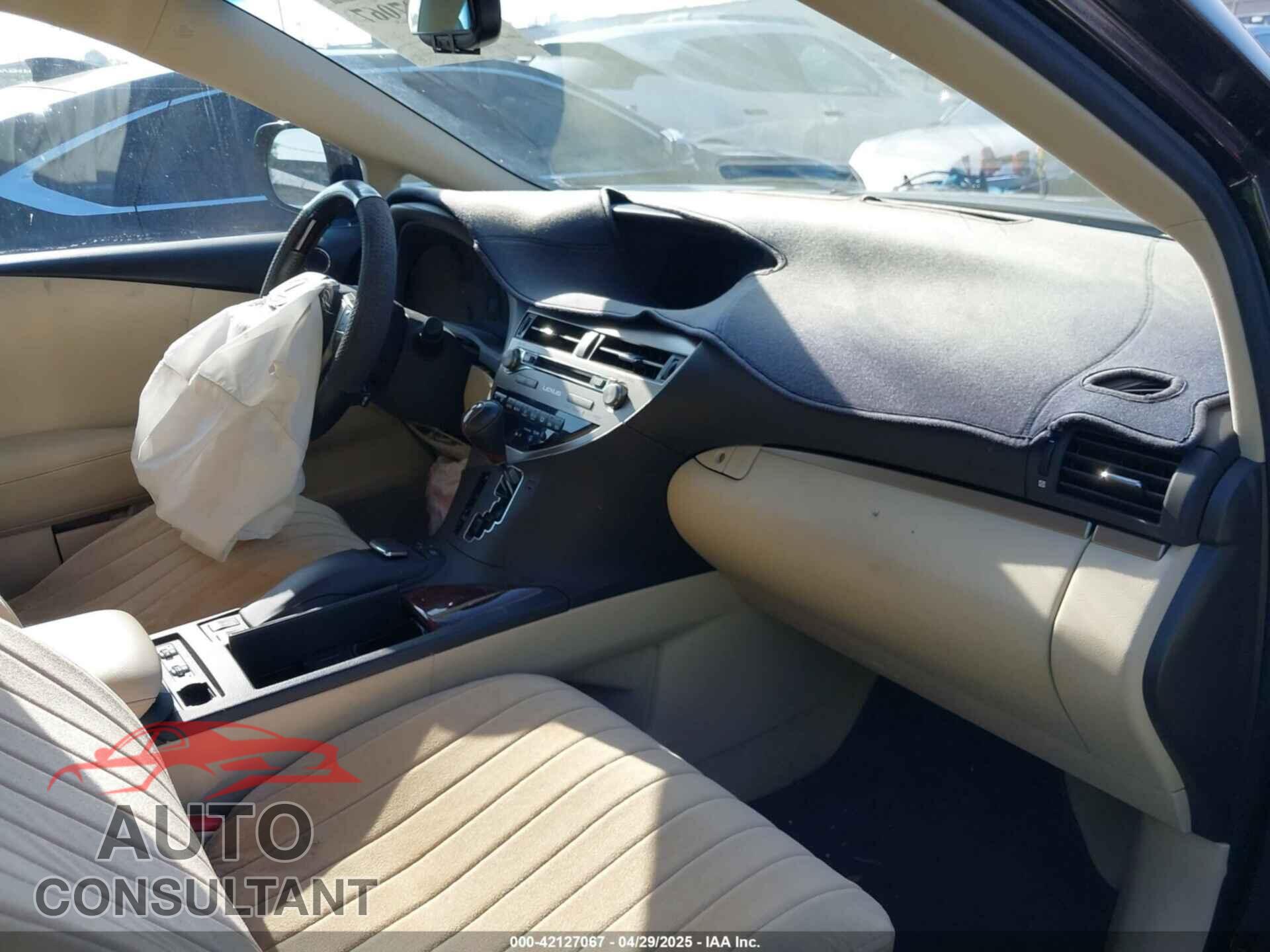 LEXUS RX 350 2015 - JTJZK1BA5F2425334