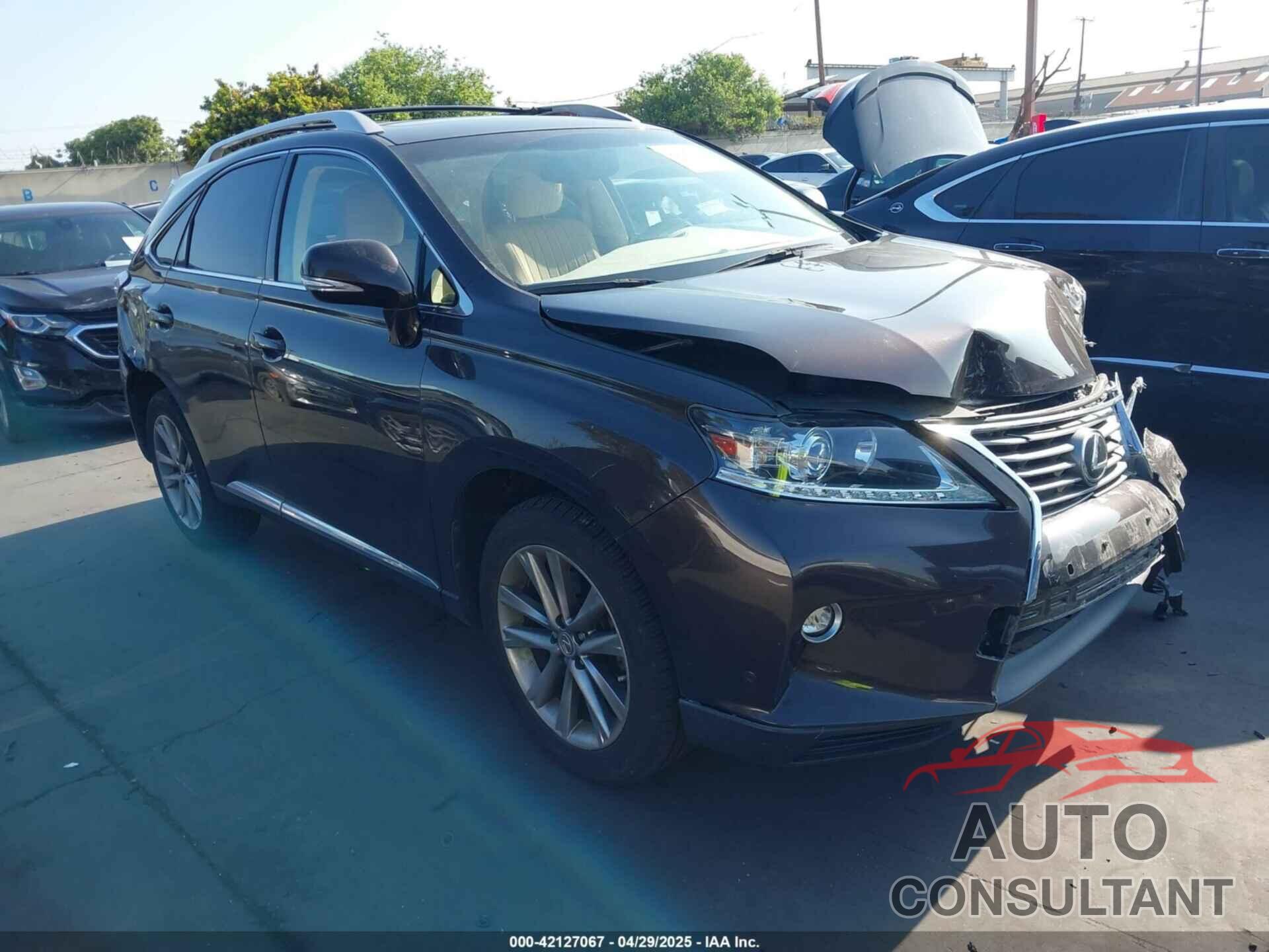 LEXUS RX 350 2015 - JTJZK1BA5F2425334