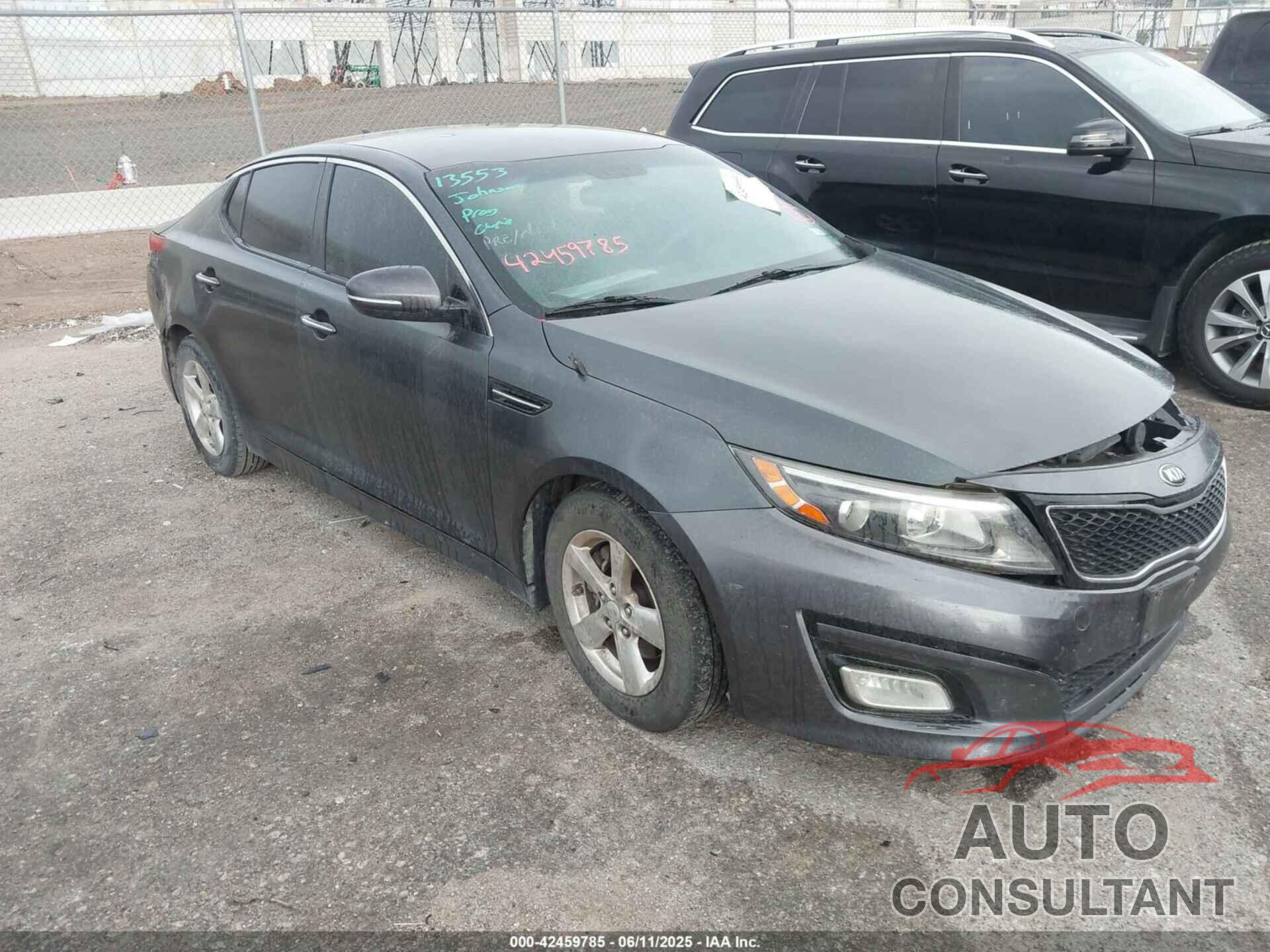 KIA OPTIMA 2015 - KNAGM4A79F5621123