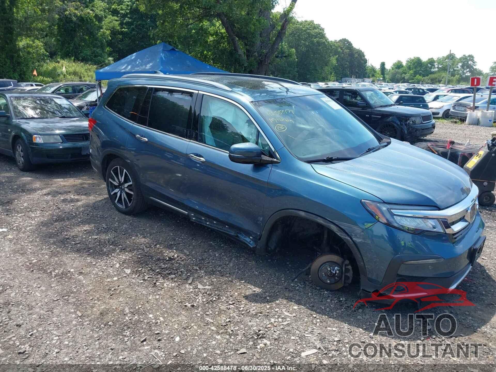 HONDA PILOT 2019 - 5FNYF6H98KB011047