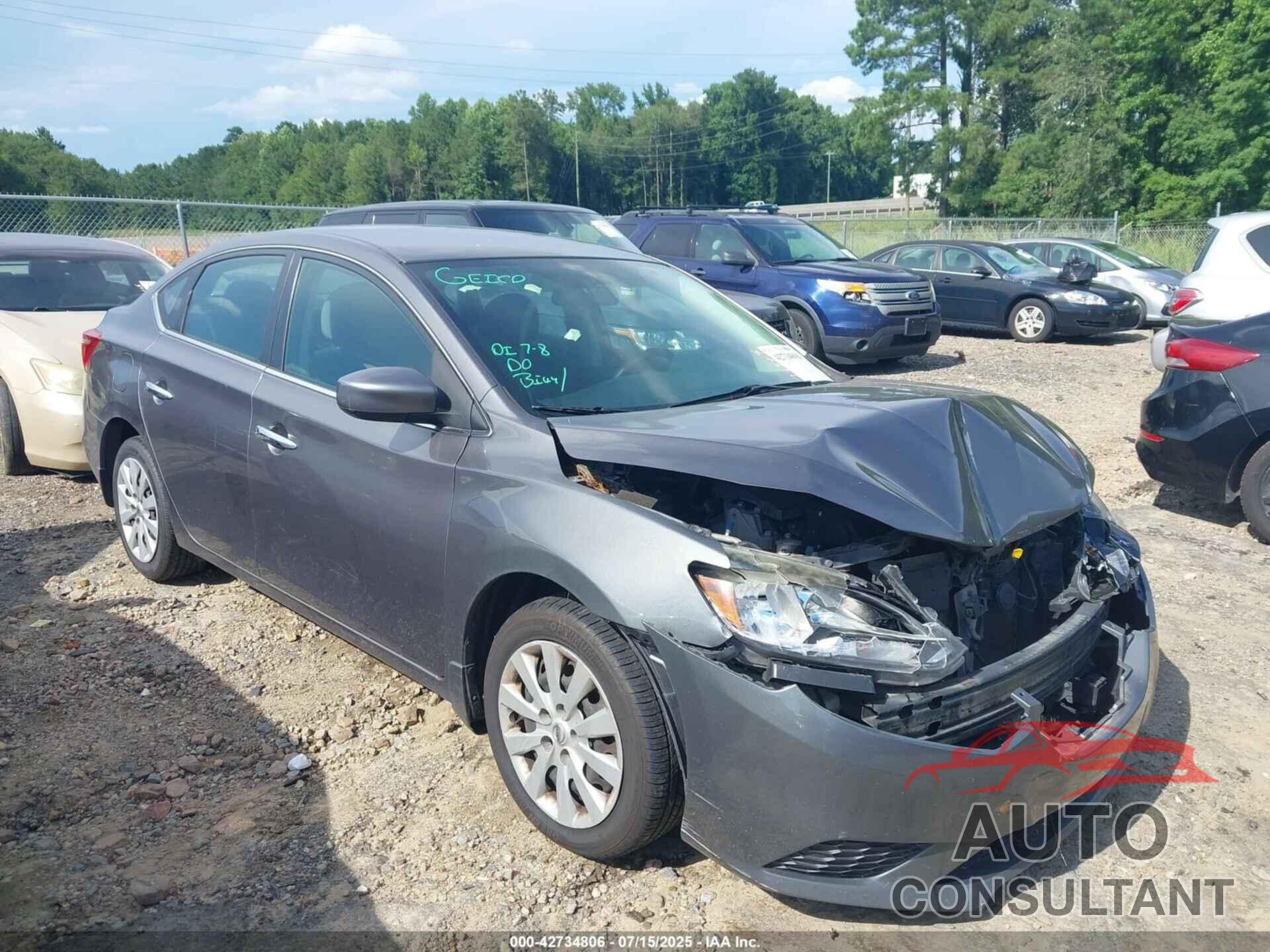 NISSAN SENTRA 2018 - 3N1AB7AP4JY335811