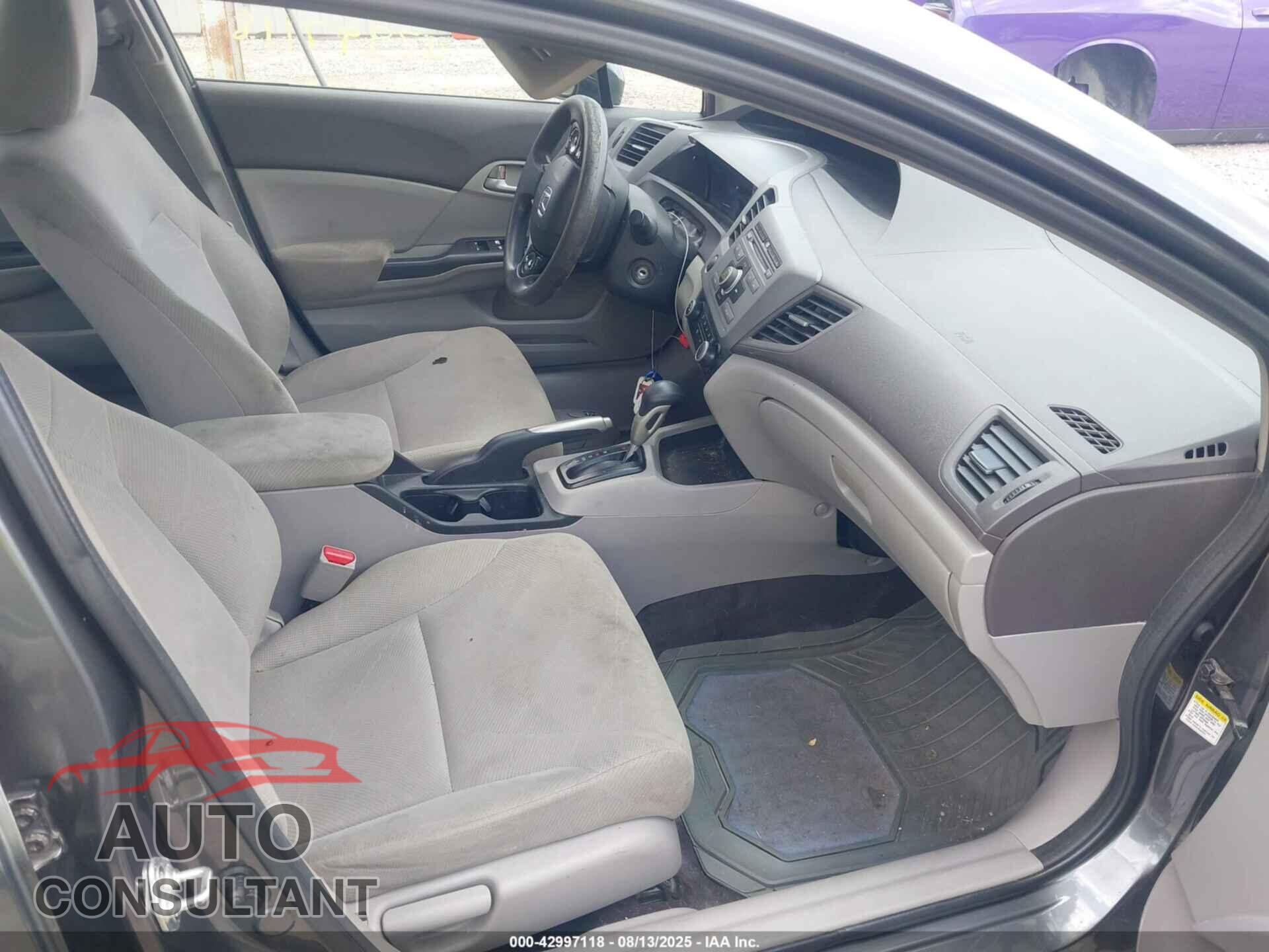 HONDA CIVIC 2012 - 19XFB5F52CE003353