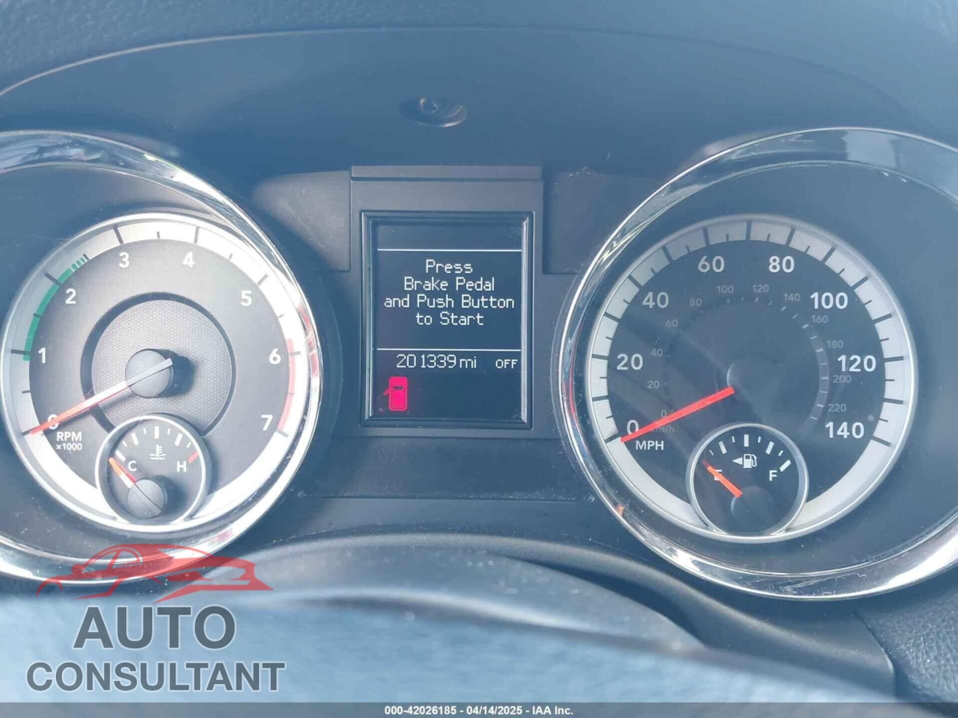 DODGE DURANGO 2012 - 1C4SDJDT8CC309449