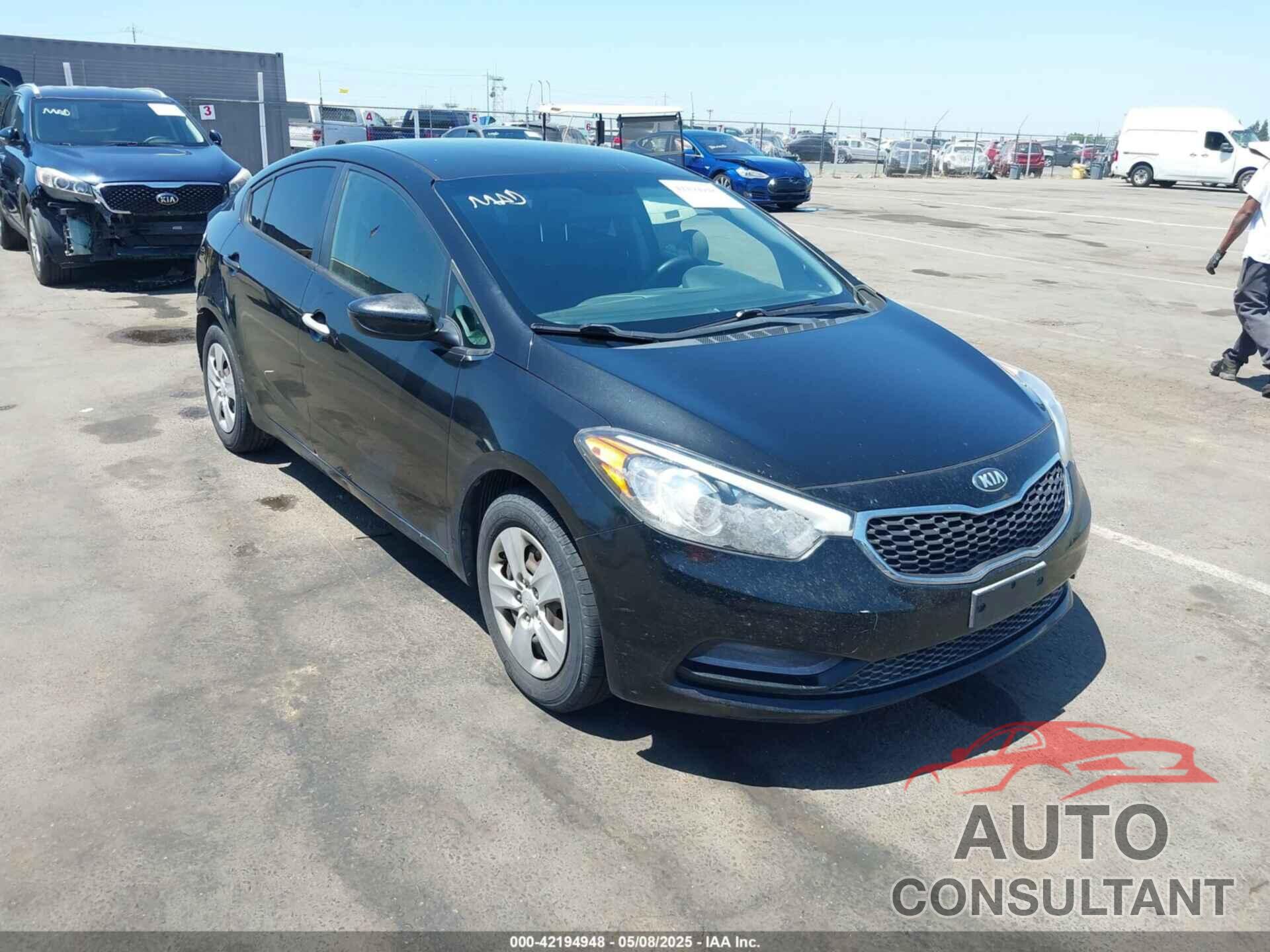 KIA FORTE 2014 - KNAFK4A68E5227331