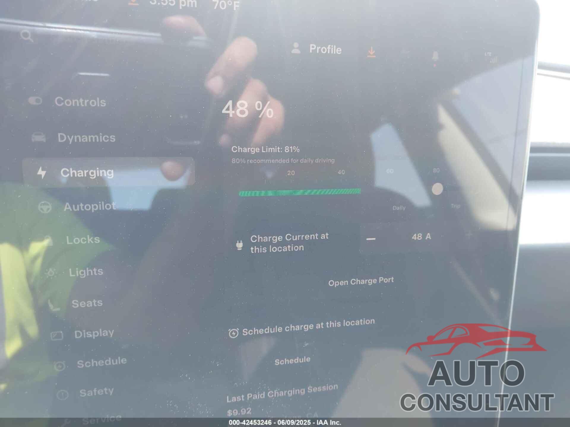 TESLA MODEL 3 2025 - 5YJ3E1EA4SF903567