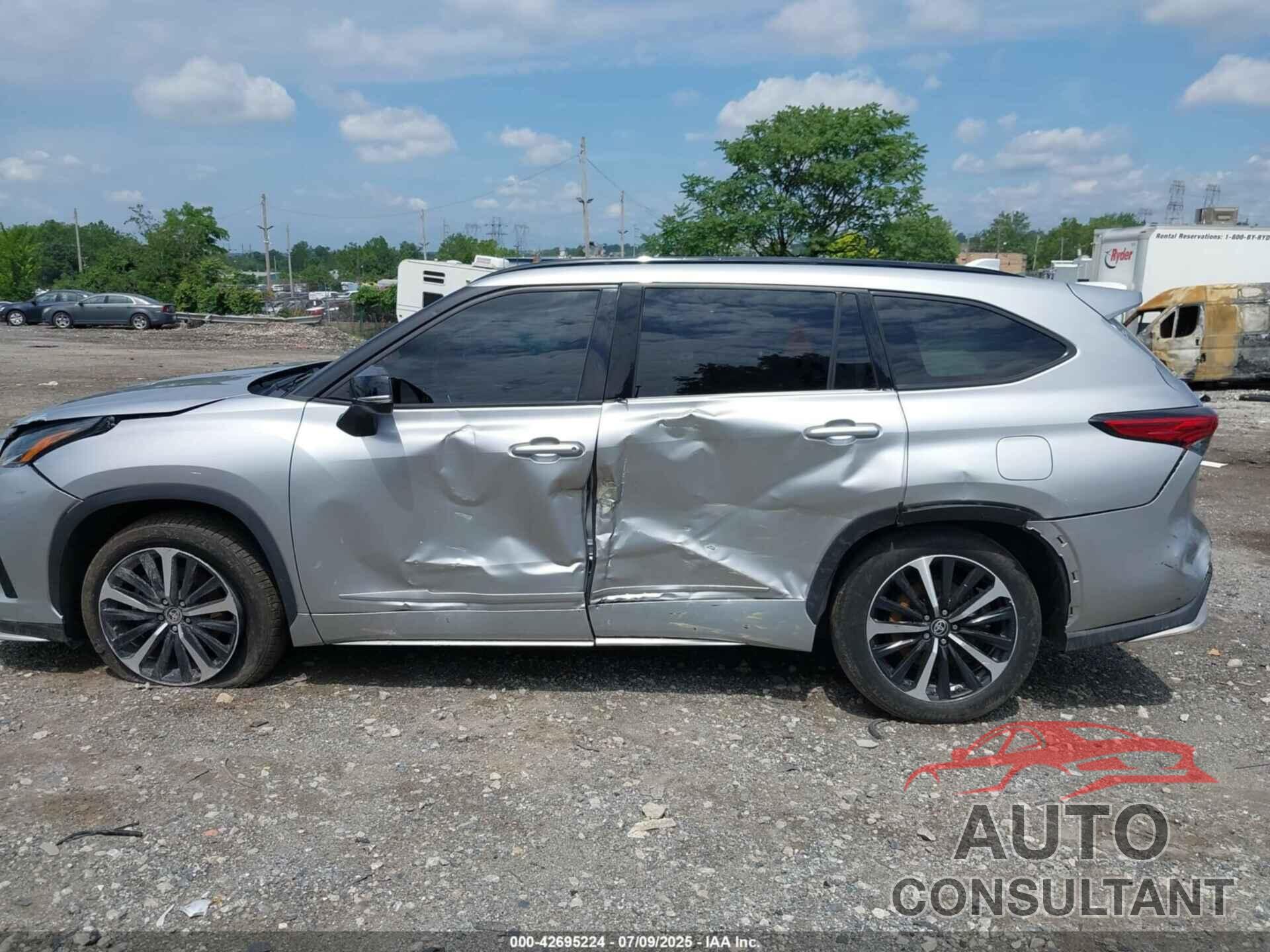 TOYOTA HIGHLANDER 2022 - 5TDLZRBH8NS198146