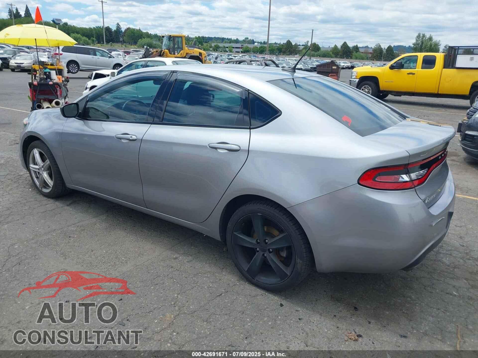 DODGE DART 2015 - 1C3CDFBBXFD119067