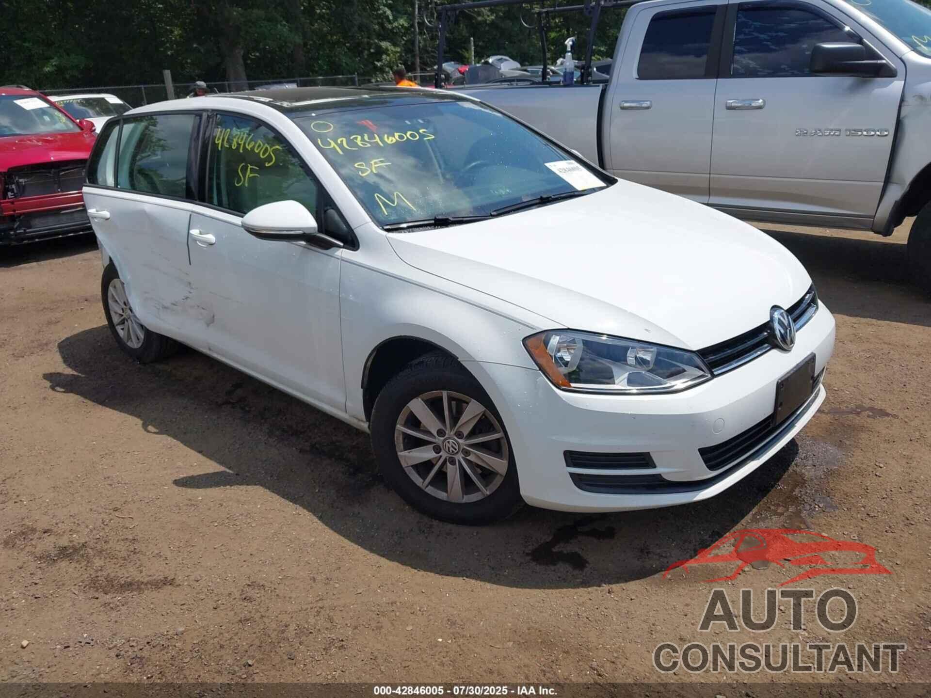 VOLKSWAGEN GOLF 2015 - 3VW117AU4FM043366
