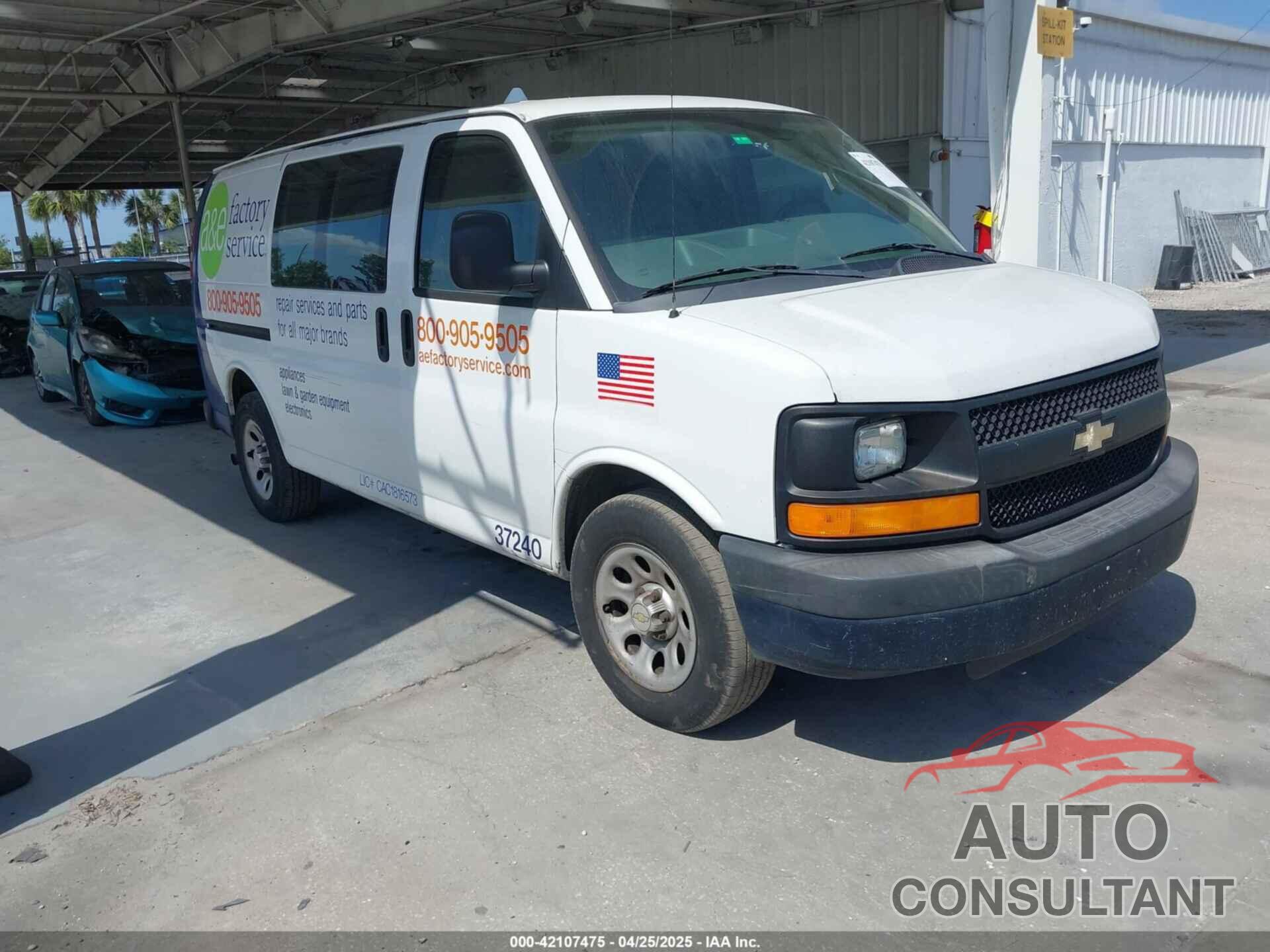 CHEVROLET EXPRESS 2013 - 1GCSGAFX5D1178405