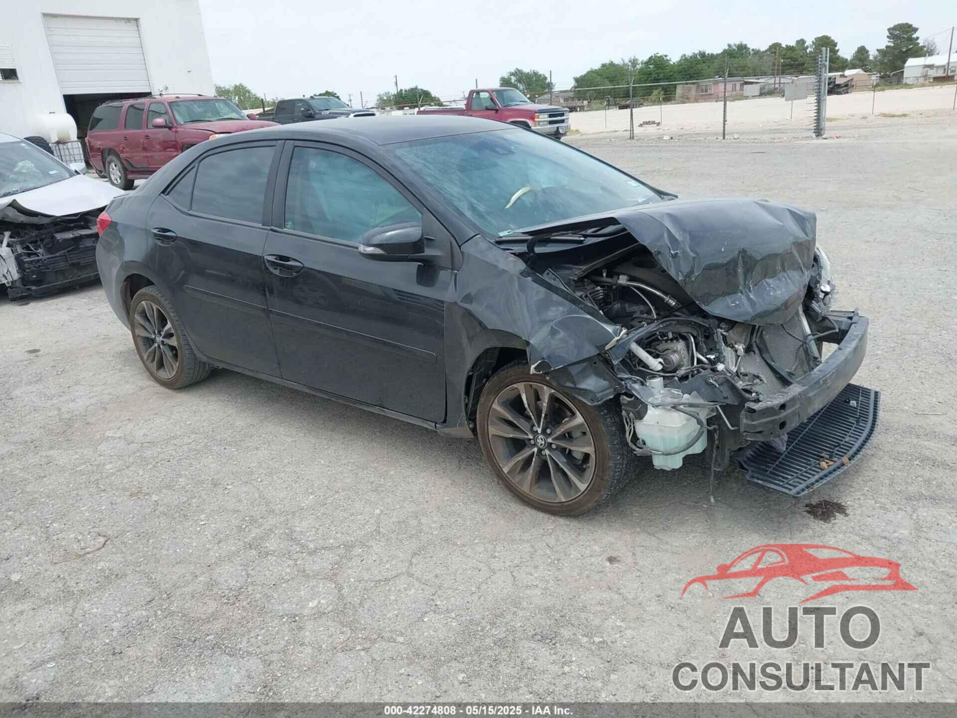 TOYOTA COROLLA 2017 - 2T1BURHE4HC843864