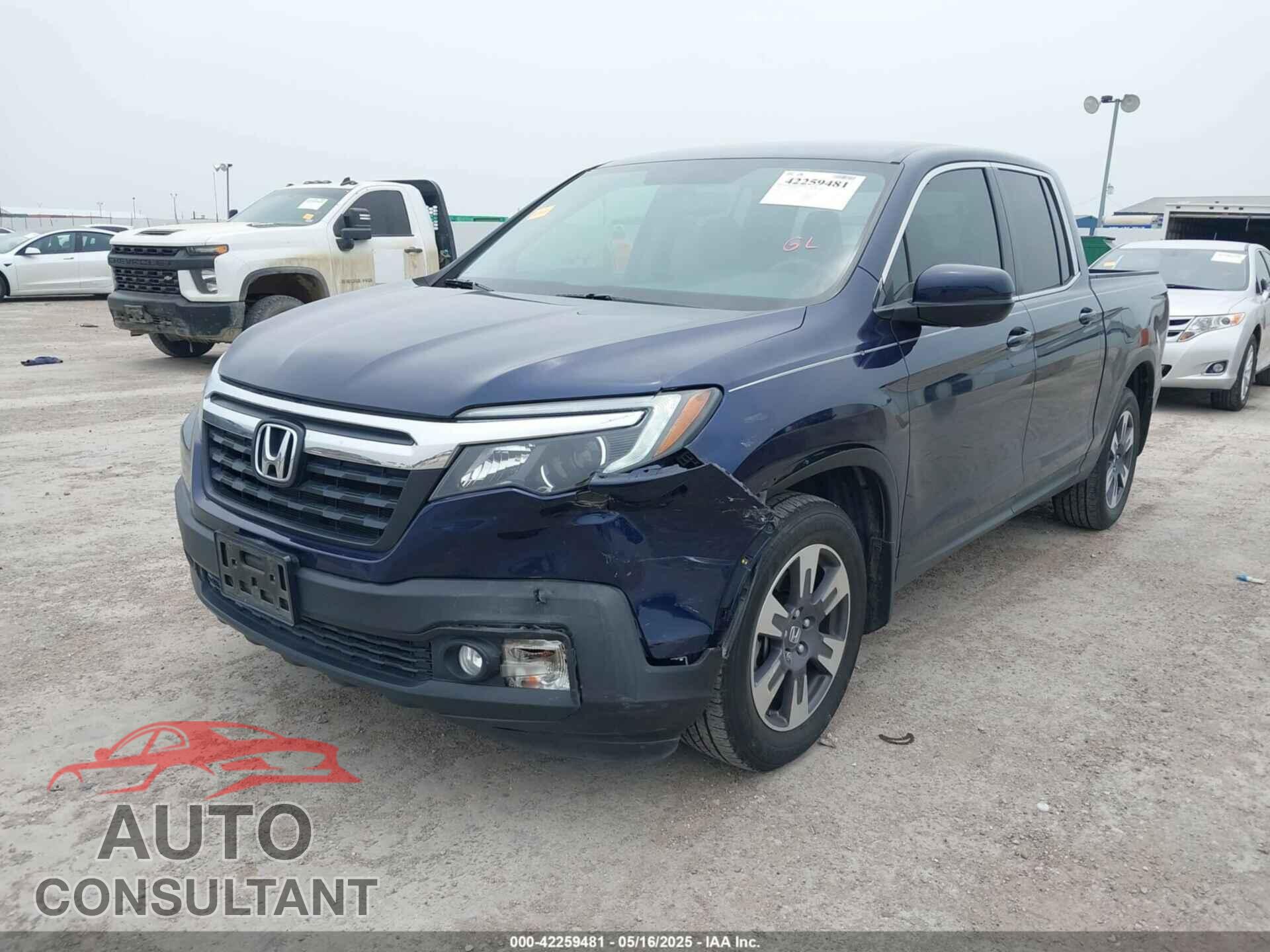 HONDA RIDGELINE 2017 - 5FPYK2F60HB011718