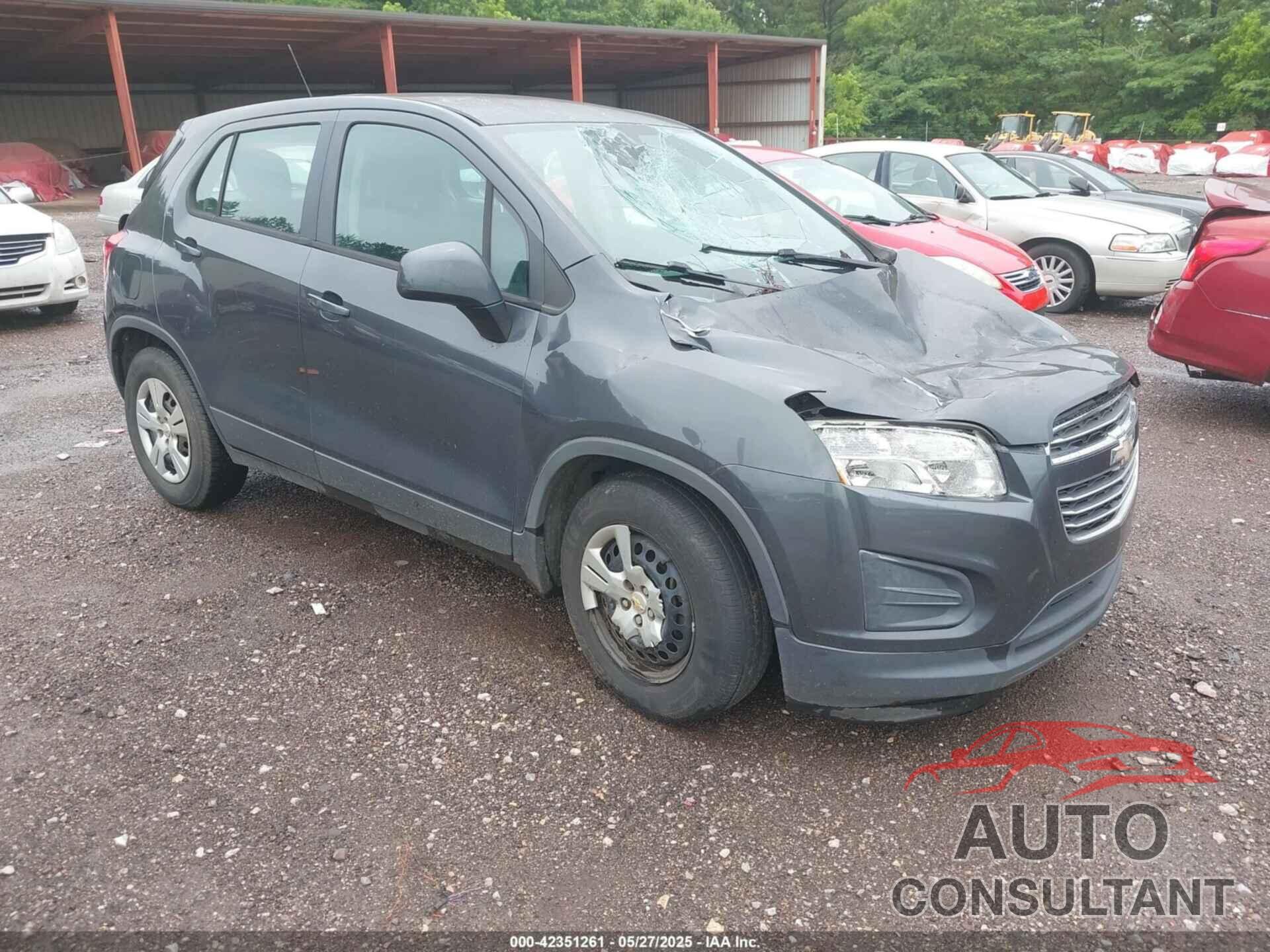 CHEVROLET TRAX 2016 - 3GNCJKSB7GL158280