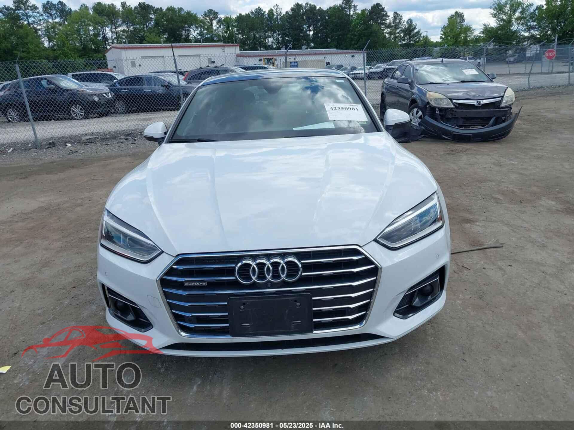 AUDI A5 2018 - WAUCNCF53JA018391