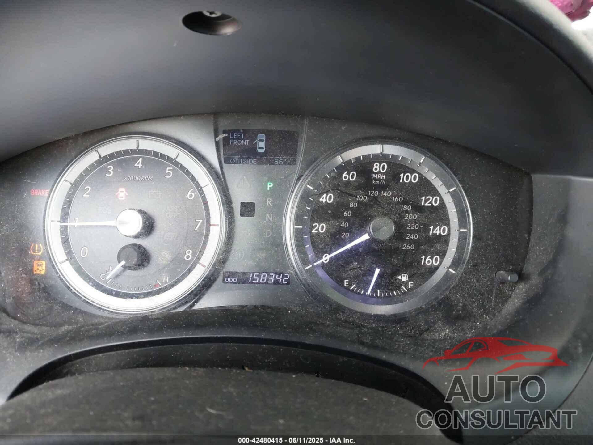LEXUS ES 350 2012 - JTHBK1EG0C2513206