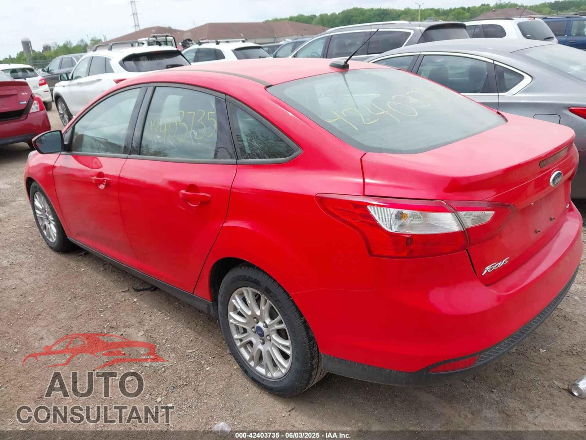 FORD FOCUS 2012 - 1FAHP3F22CL141511