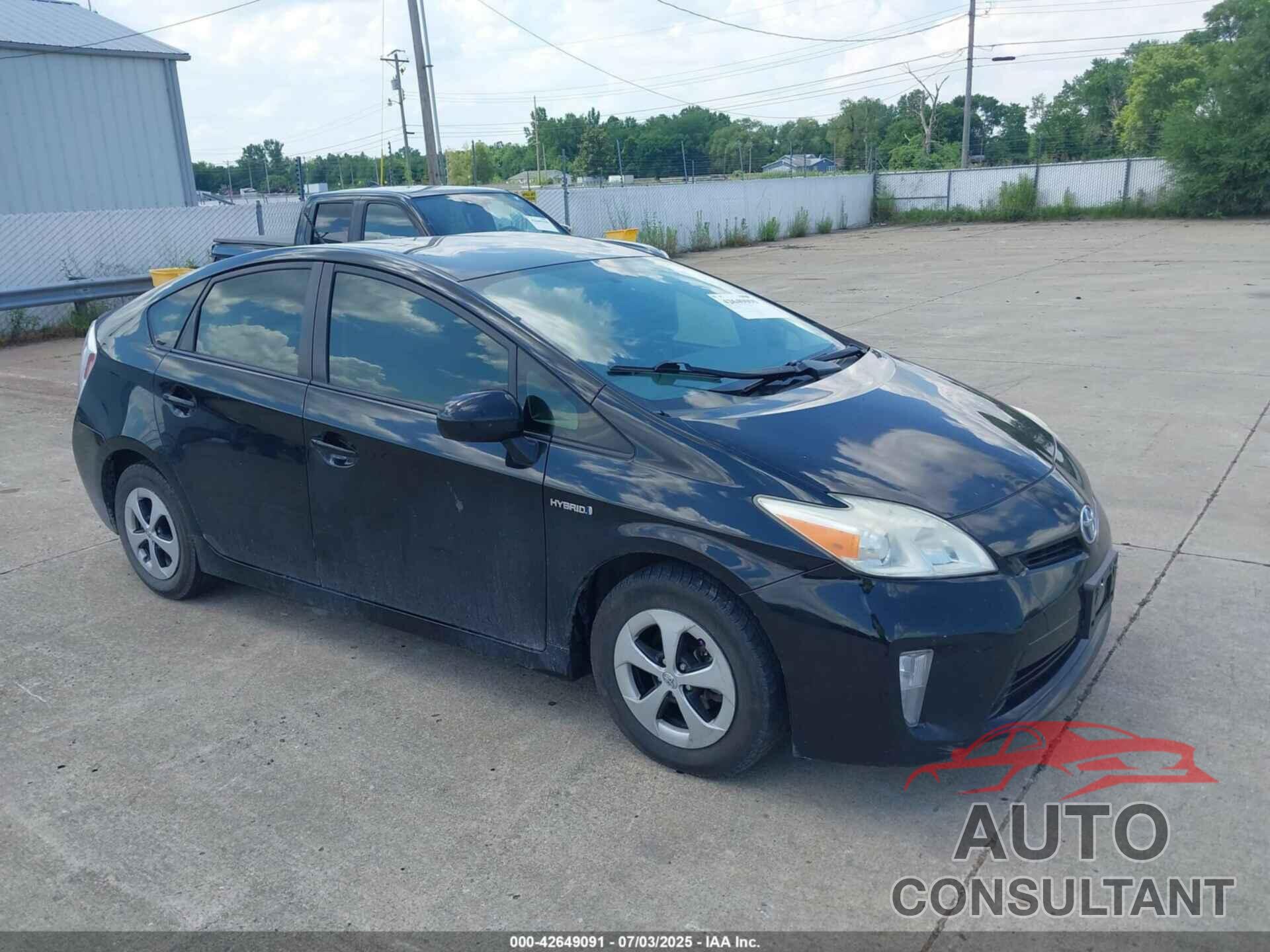 TOYOTA PRIUS 2012 - JTDKN3DUXC1540396