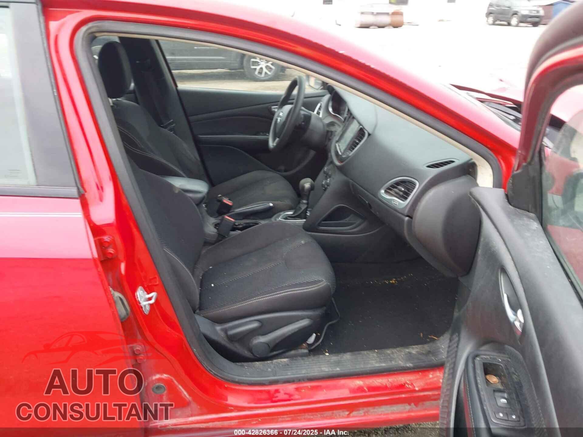 DODGE DART 2014 - 1C3CDFBB5ED822316