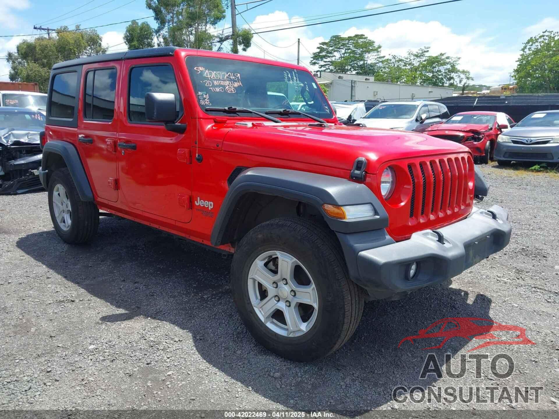JEEP WRANGLER UNLIMITED 2020 - 1C4HJXDG2LW299363