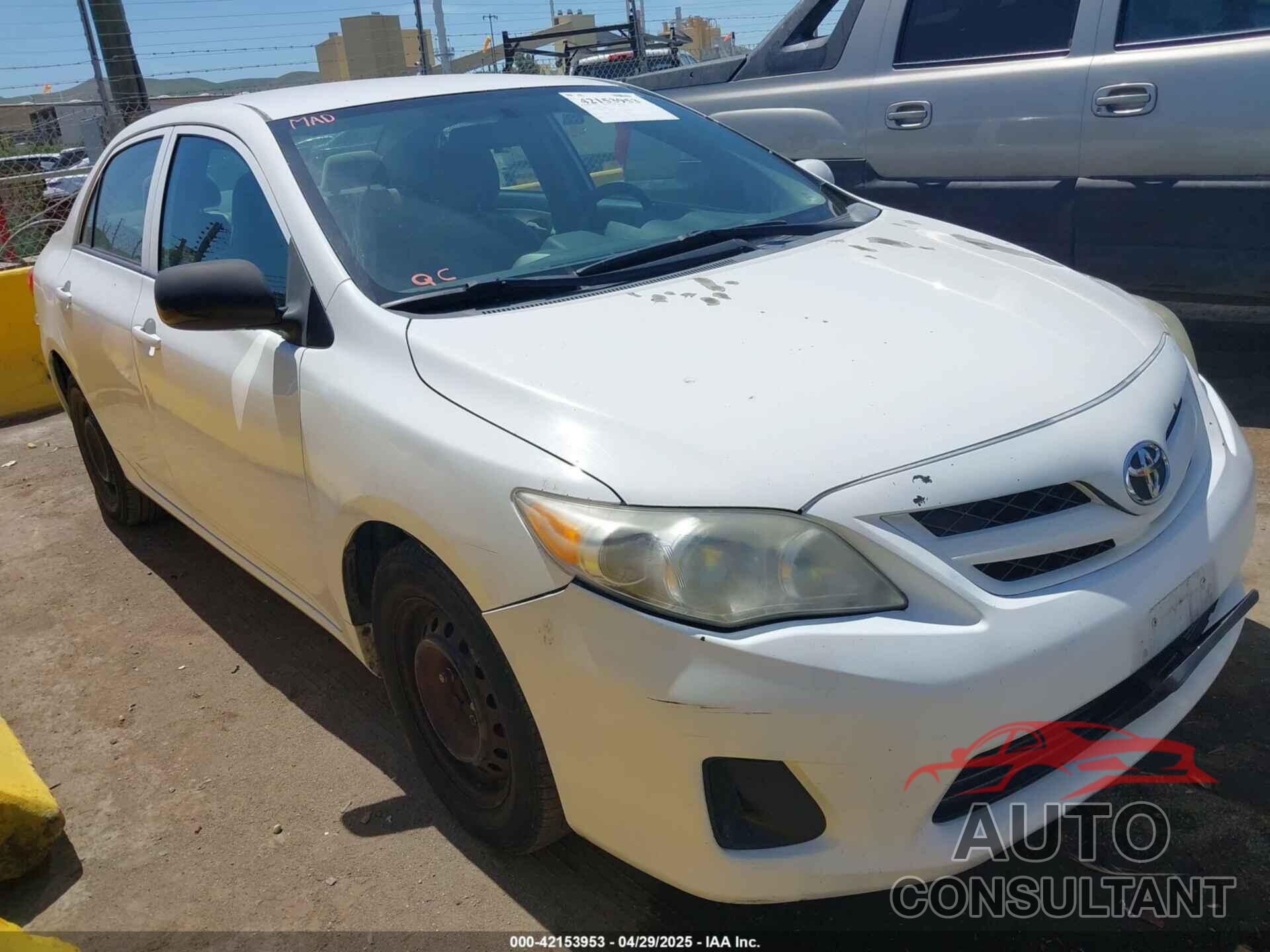 TOYOTA COROLLA 2012 - 5YFBU4EE9CP016054