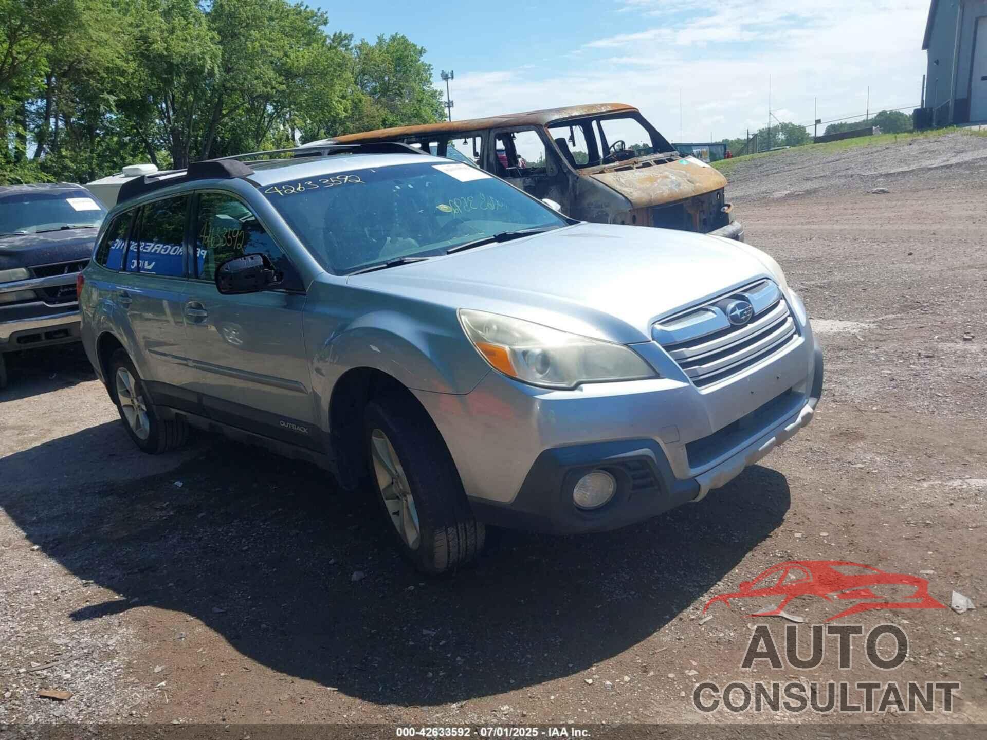 SUBARU OUTBACK 2013 - 4S4BRDKCXD2200306
