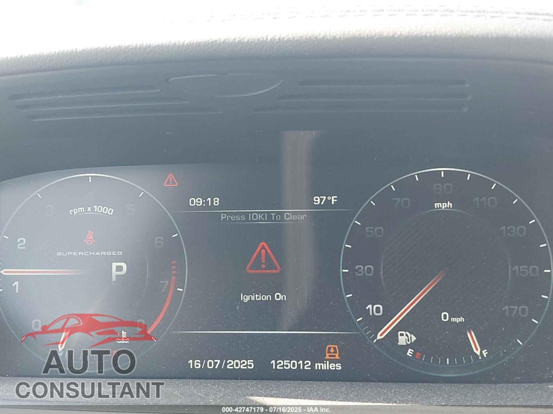 LAND ROVER RANGE ROVER 2016 - SALGS3EF0GA249502