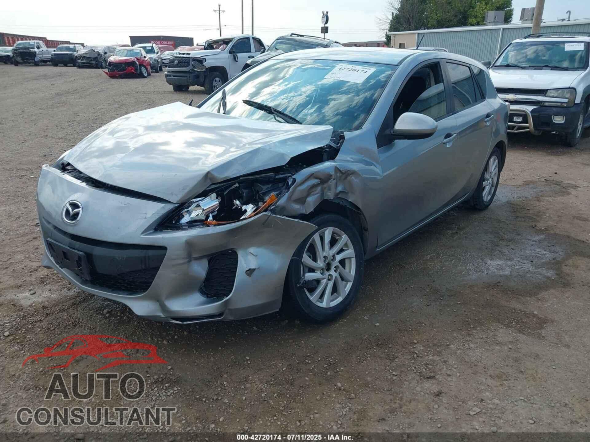 MAZDA 3 2012 - JM1BL1L82C1670087