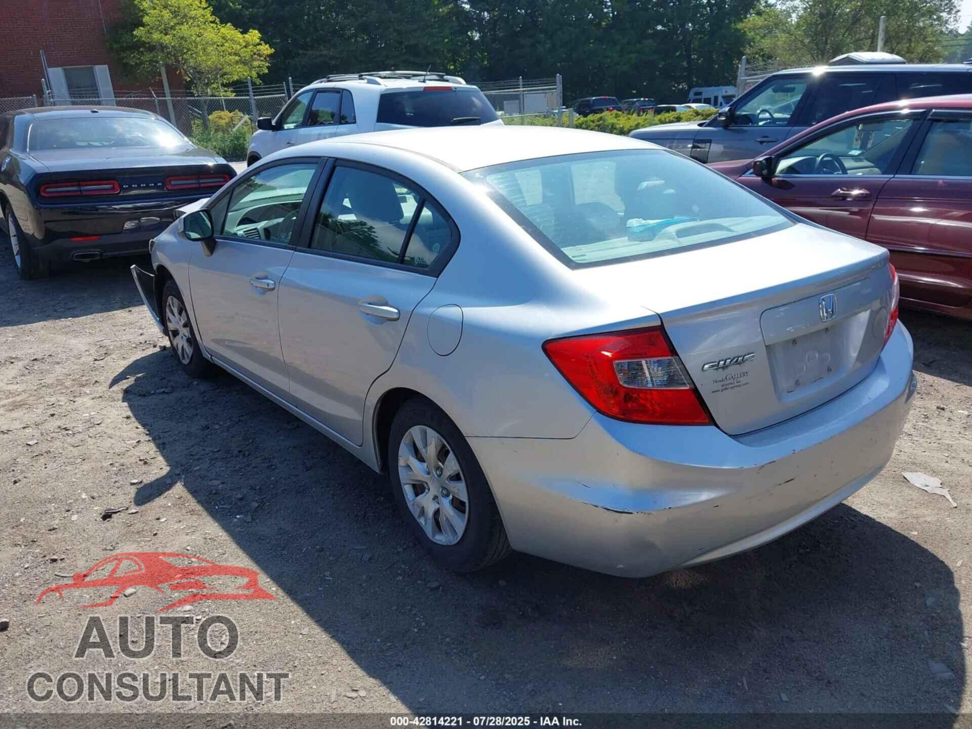 HONDA CIVIC 2012 - 2HGFB2F50CH334095
