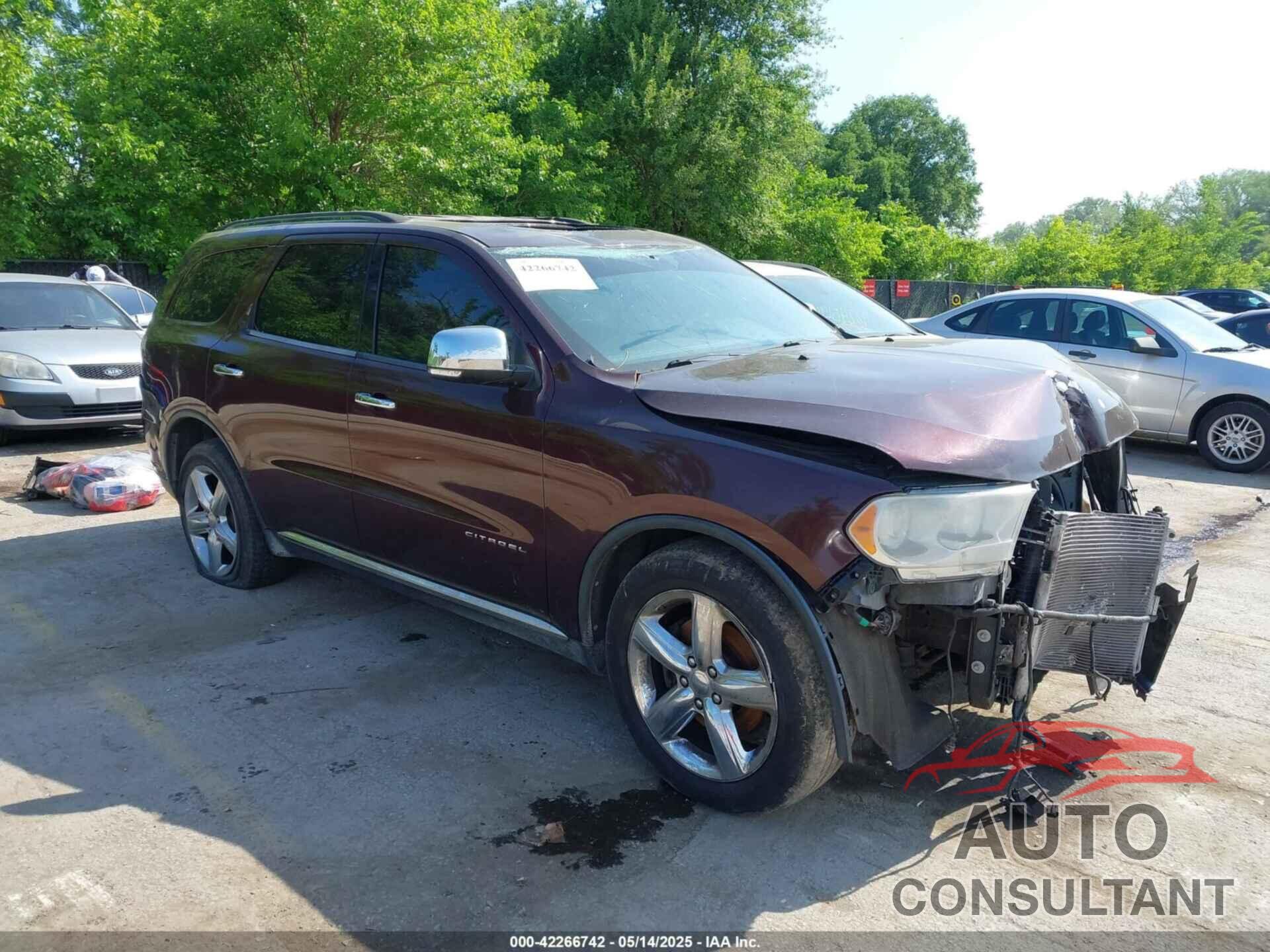 DODGE DURANGO 2012 - 1C4SDHET1CC275636