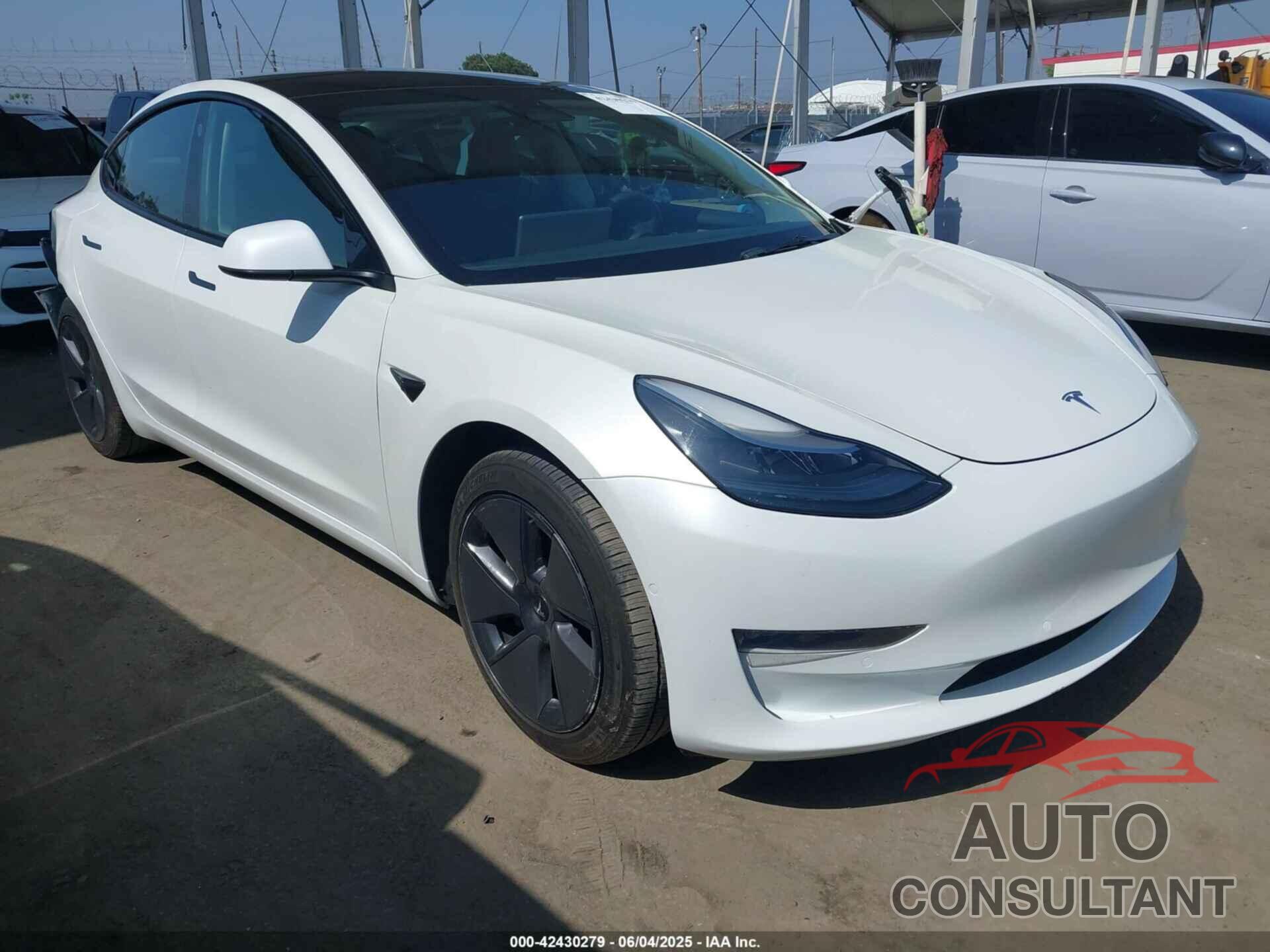 TESLA MODEL 3 2022 - 5YJ3E1EB4NF183958
