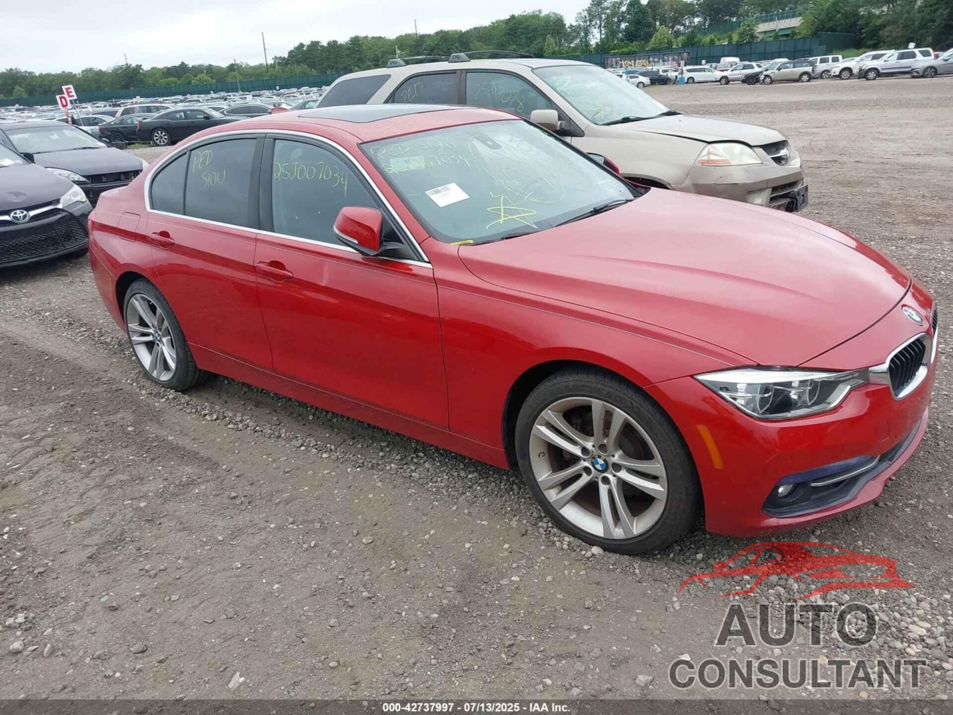BMW 330I 2017 - WBA8D9G52HNU59135