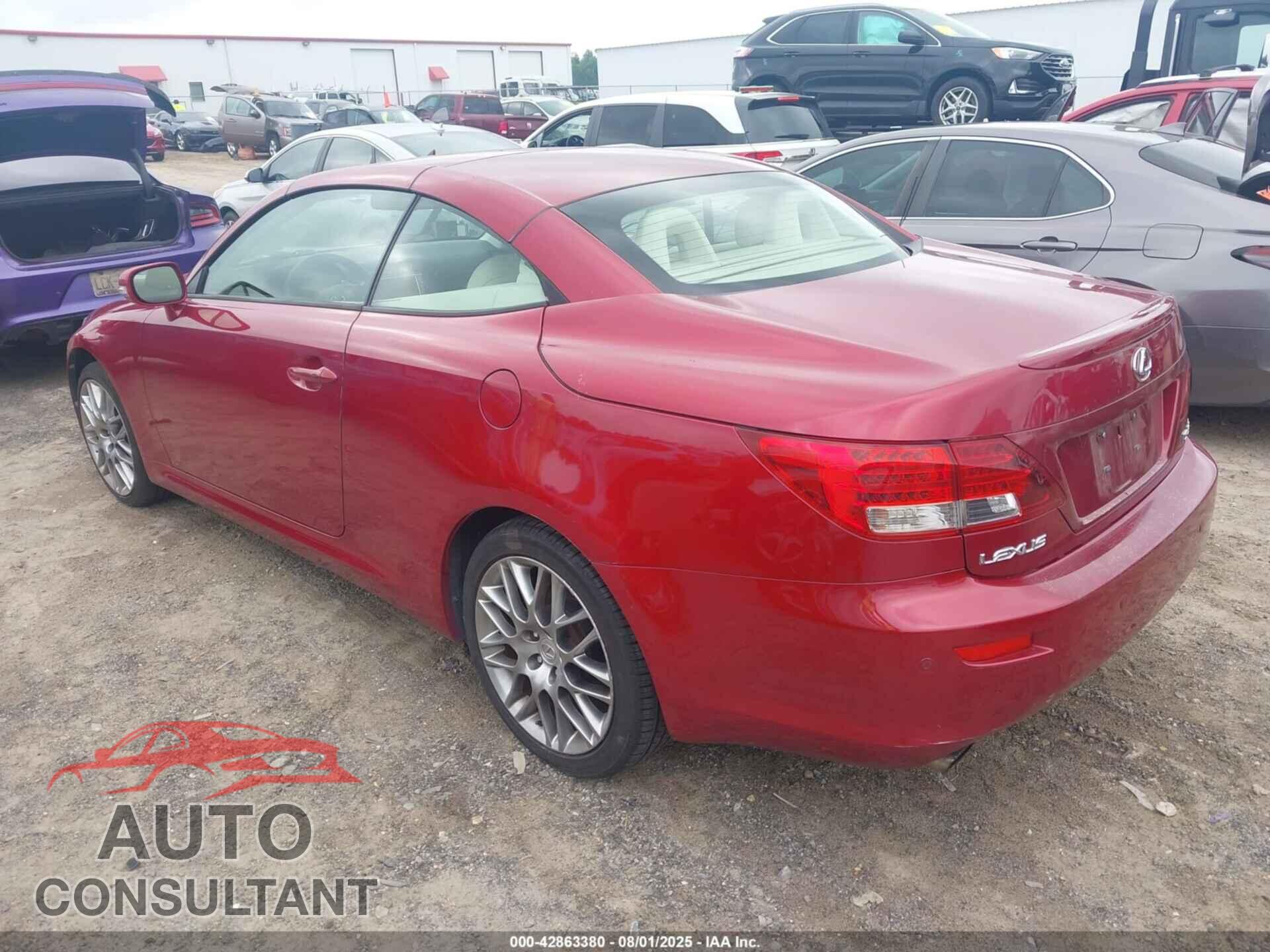 LEXUS IS 350C 2010 - JTHFE2C28A2503140
