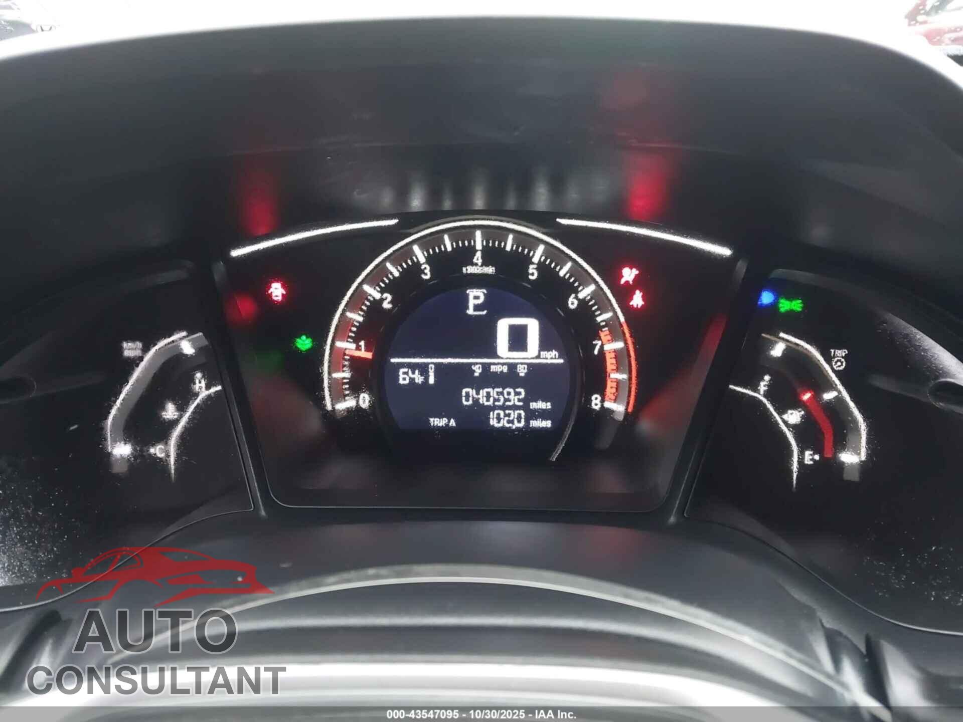 HONDA CIVIC 2017 - 2HGFC2F52HH552009