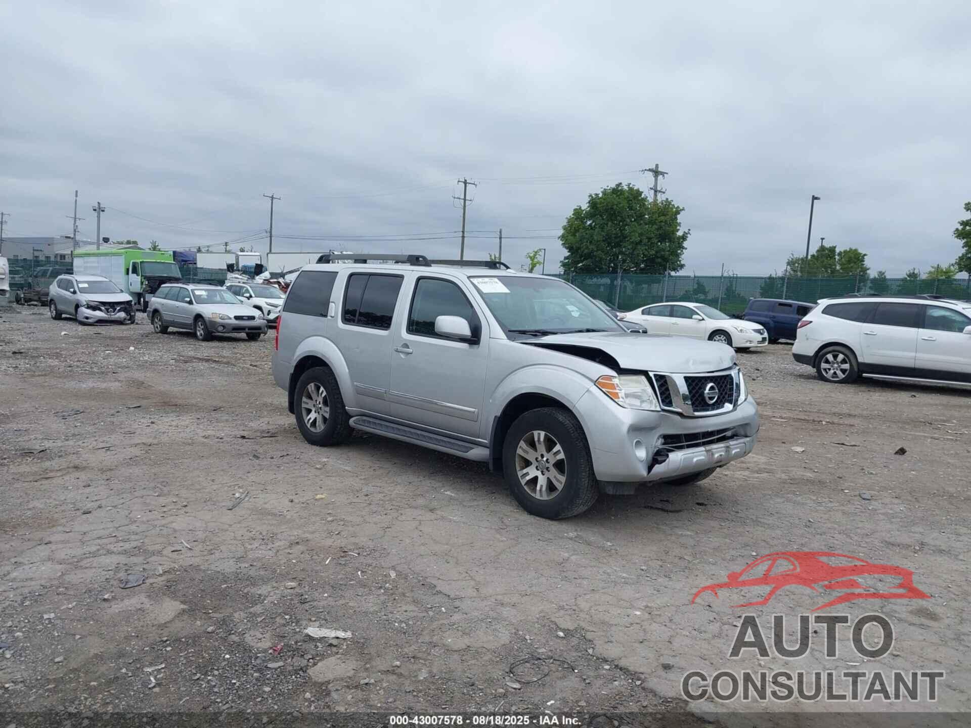 NISSAN PATHFINDER 2012 - 5N1AR1NB0CC626222