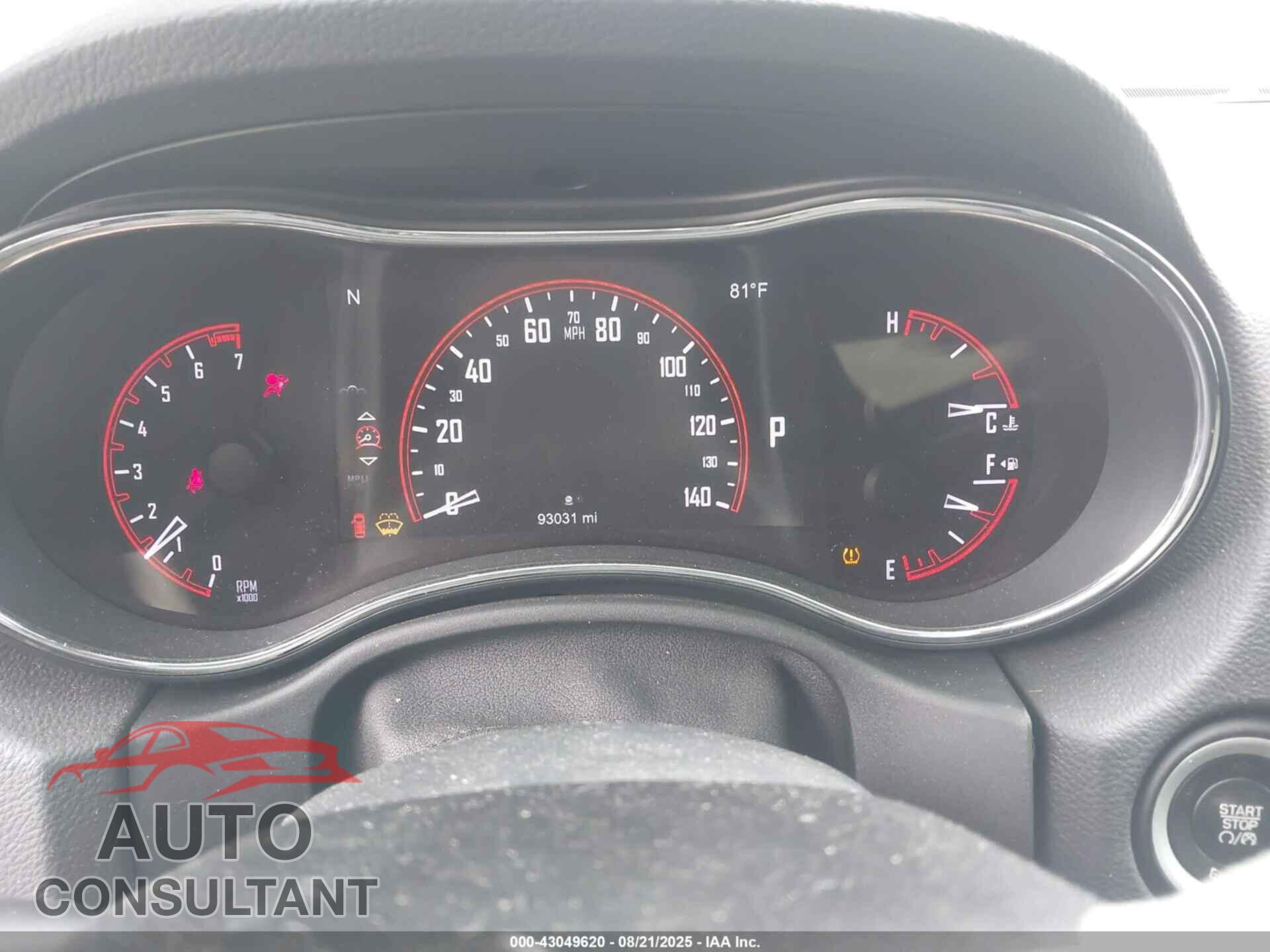 DODGE DURANGO 2014 - 1C4RDHAG1EC597302