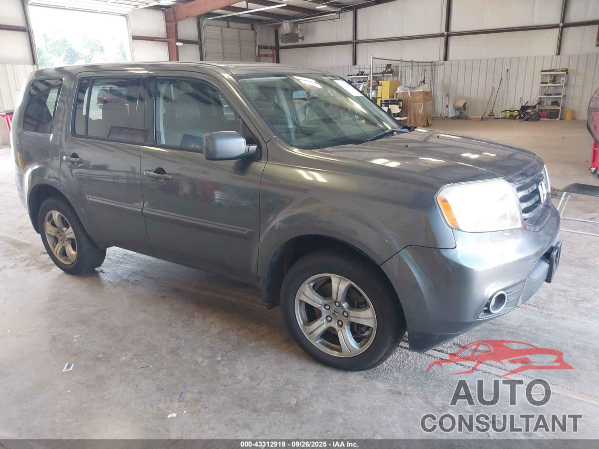 HONDA PILOT 2013 - 5FNYF3H51DB027783