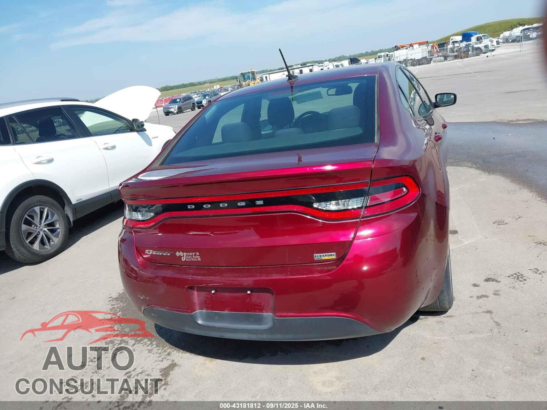 DODGE DART 2015 - 1C3CDFAA4FD402704