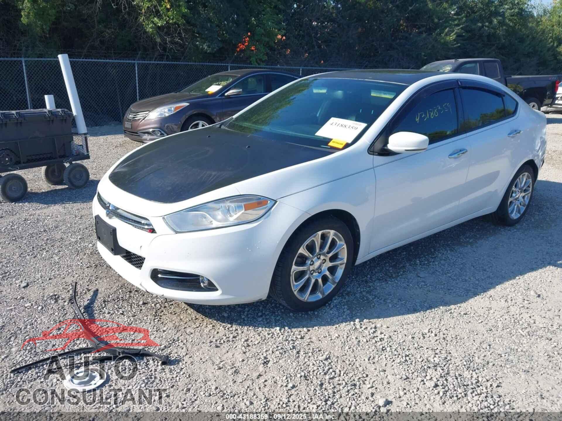 DODGE DART 2013 - 1C3CDFCH2DD133433