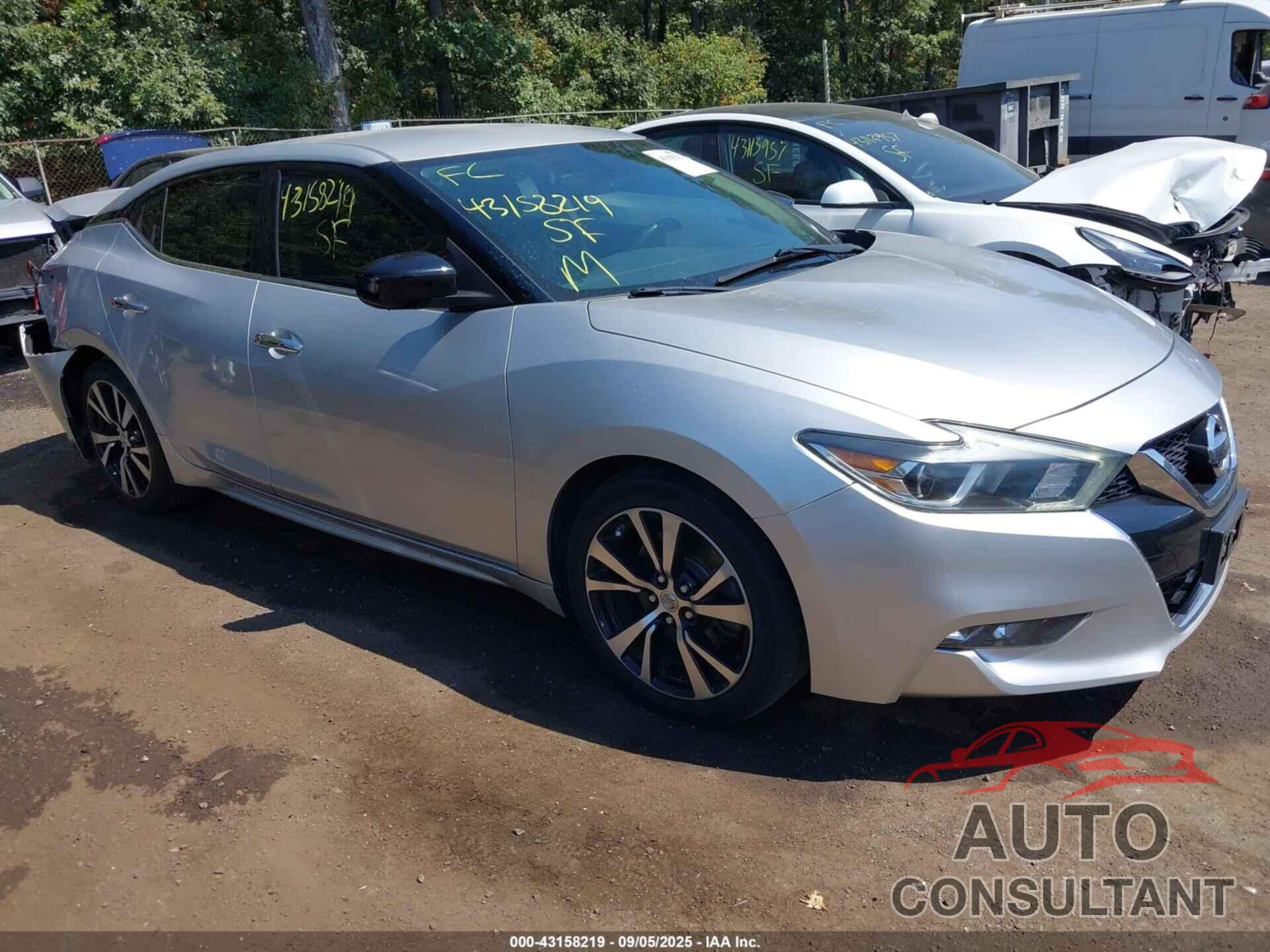 NISSAN MAXIMA 2018 - 1N4AA6AP7JC369878