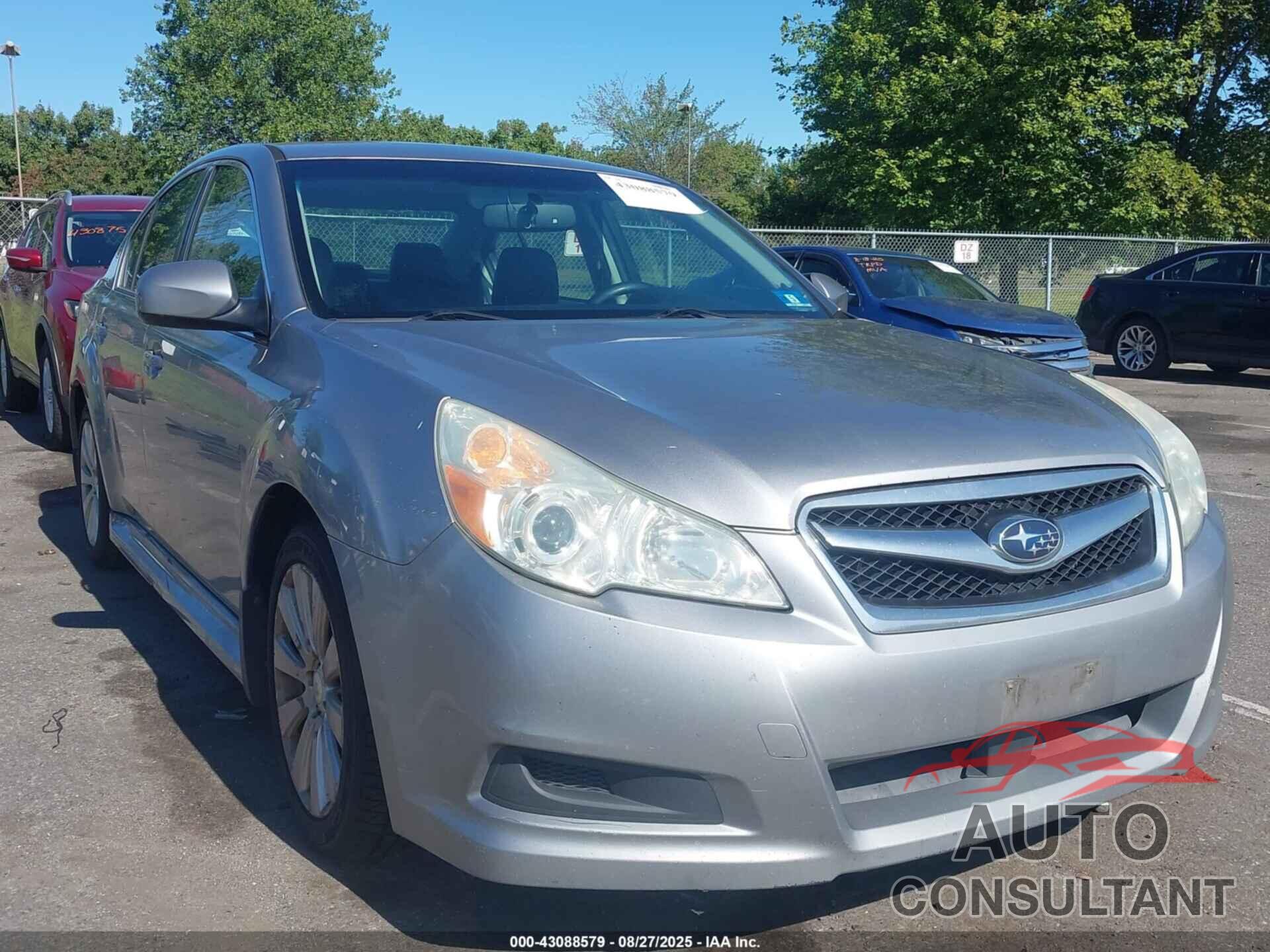 SUBARU LEGACY 2010 - 4S3BMBK62A3244226