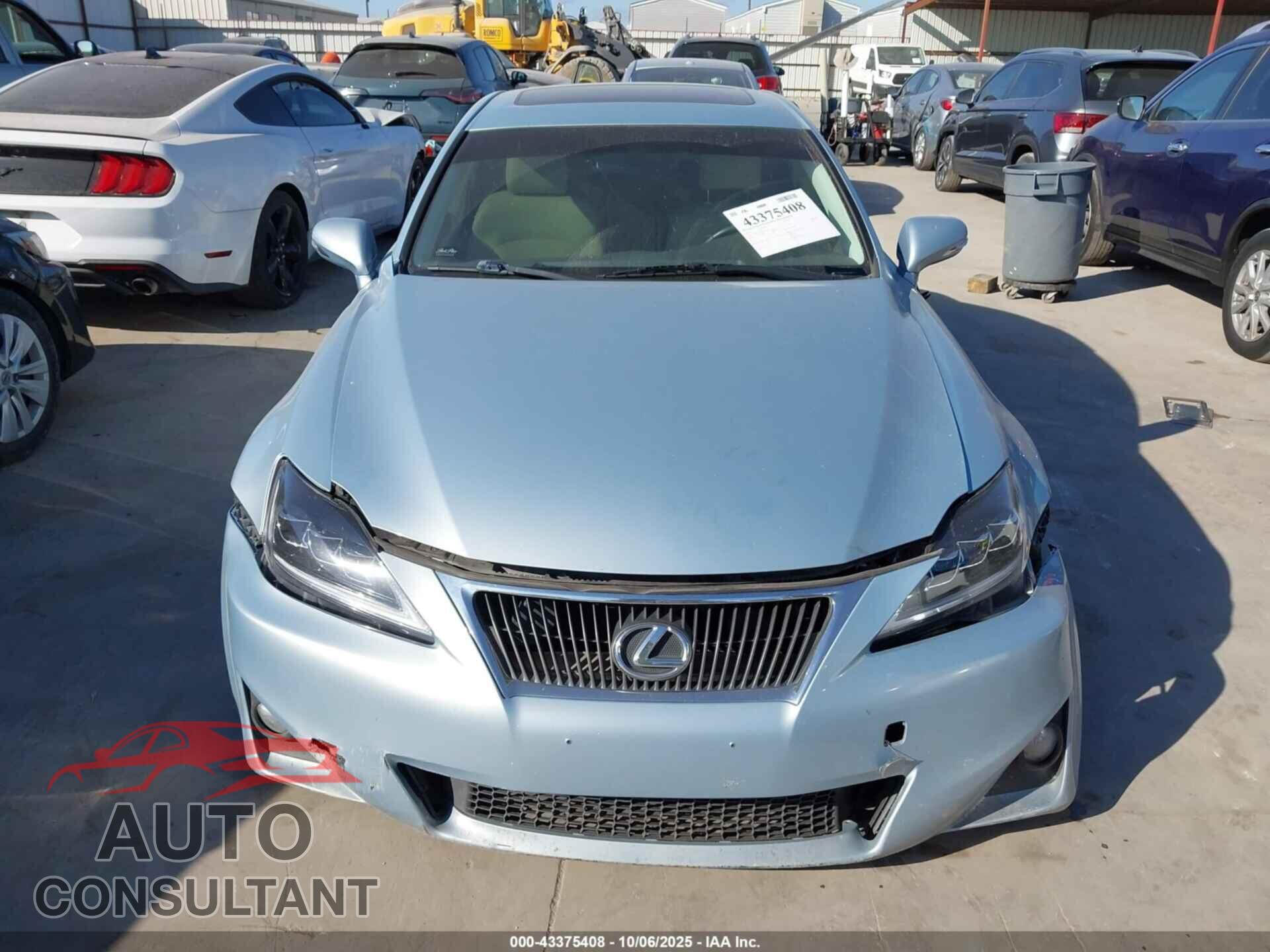 LEXUS IS 250 2013 - JTHBF5C28D5185357