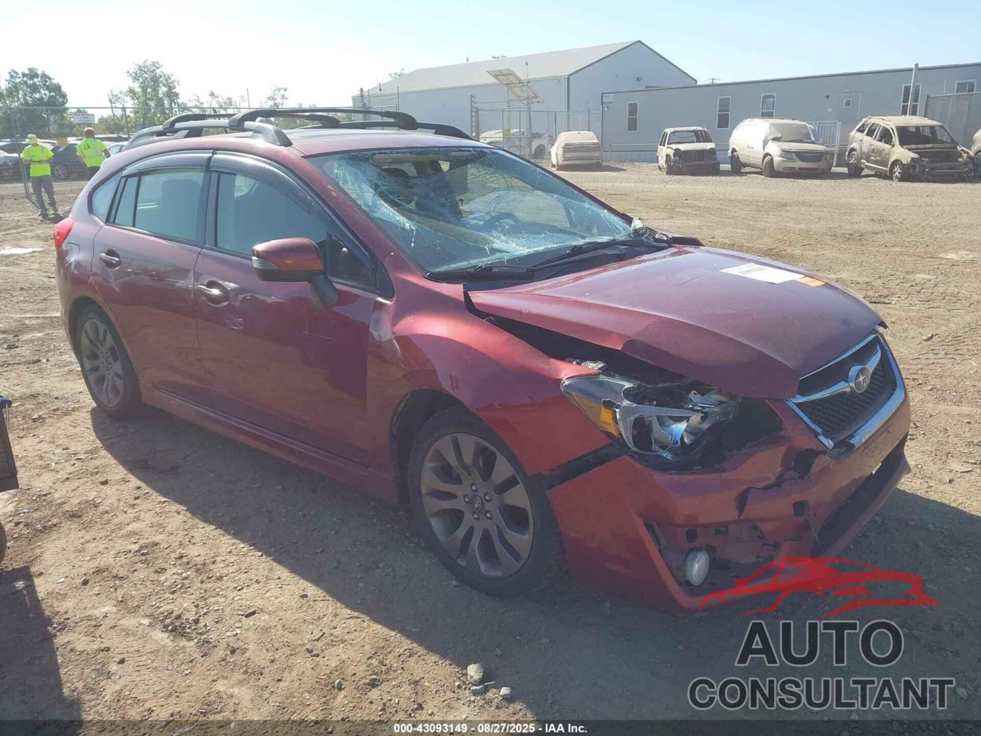 SUBARU IMPREZA 2016 - JF1GPAP61GH296304