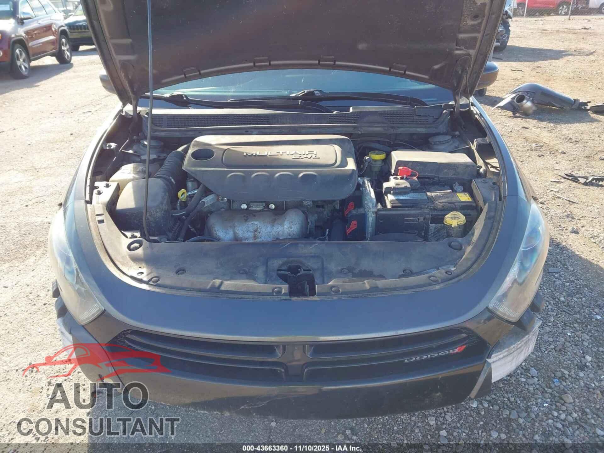 DODGE DART 2015 - 1C3CDFBB5FD242792