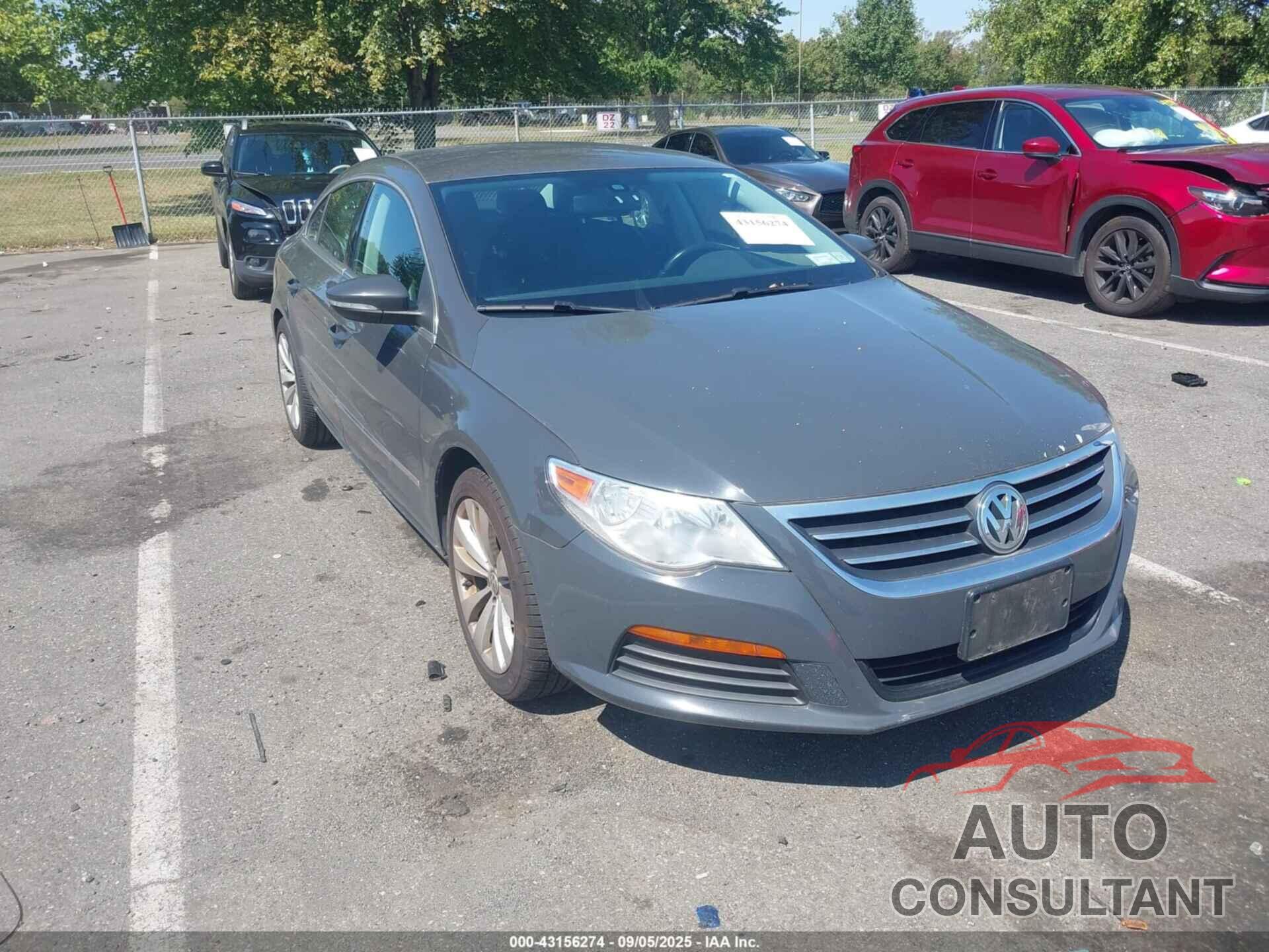 VOLKSWAGEN CC 2012 - WVWMP7AN7CE500275