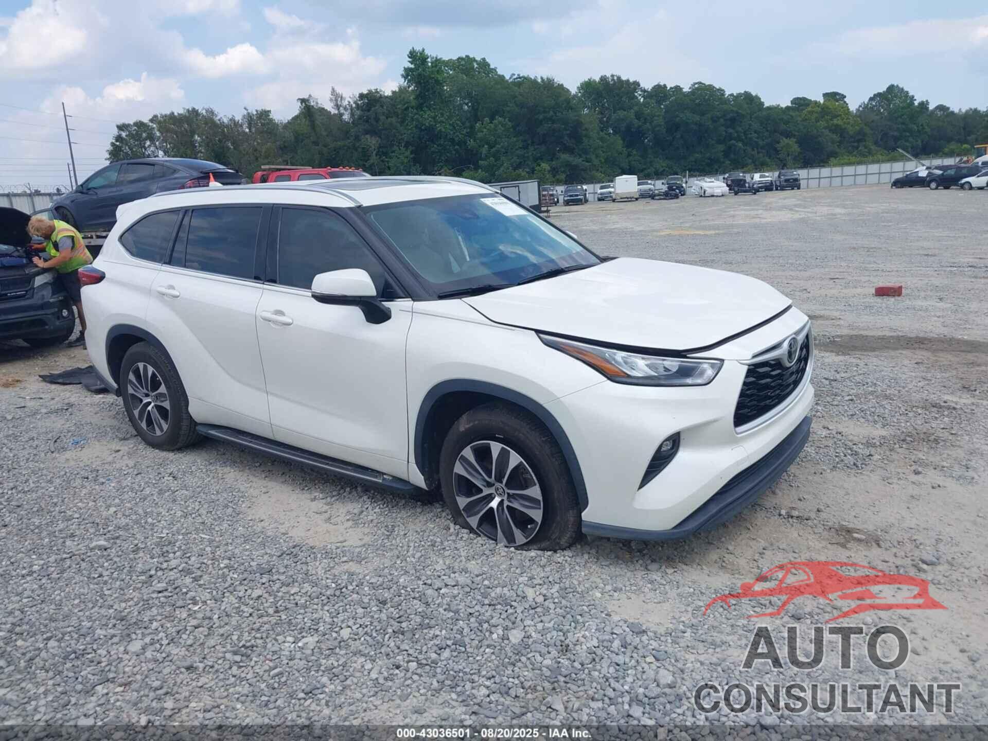 TOYOTA HIGHLANDER 2020 - 5TDGZRAH2LS508551