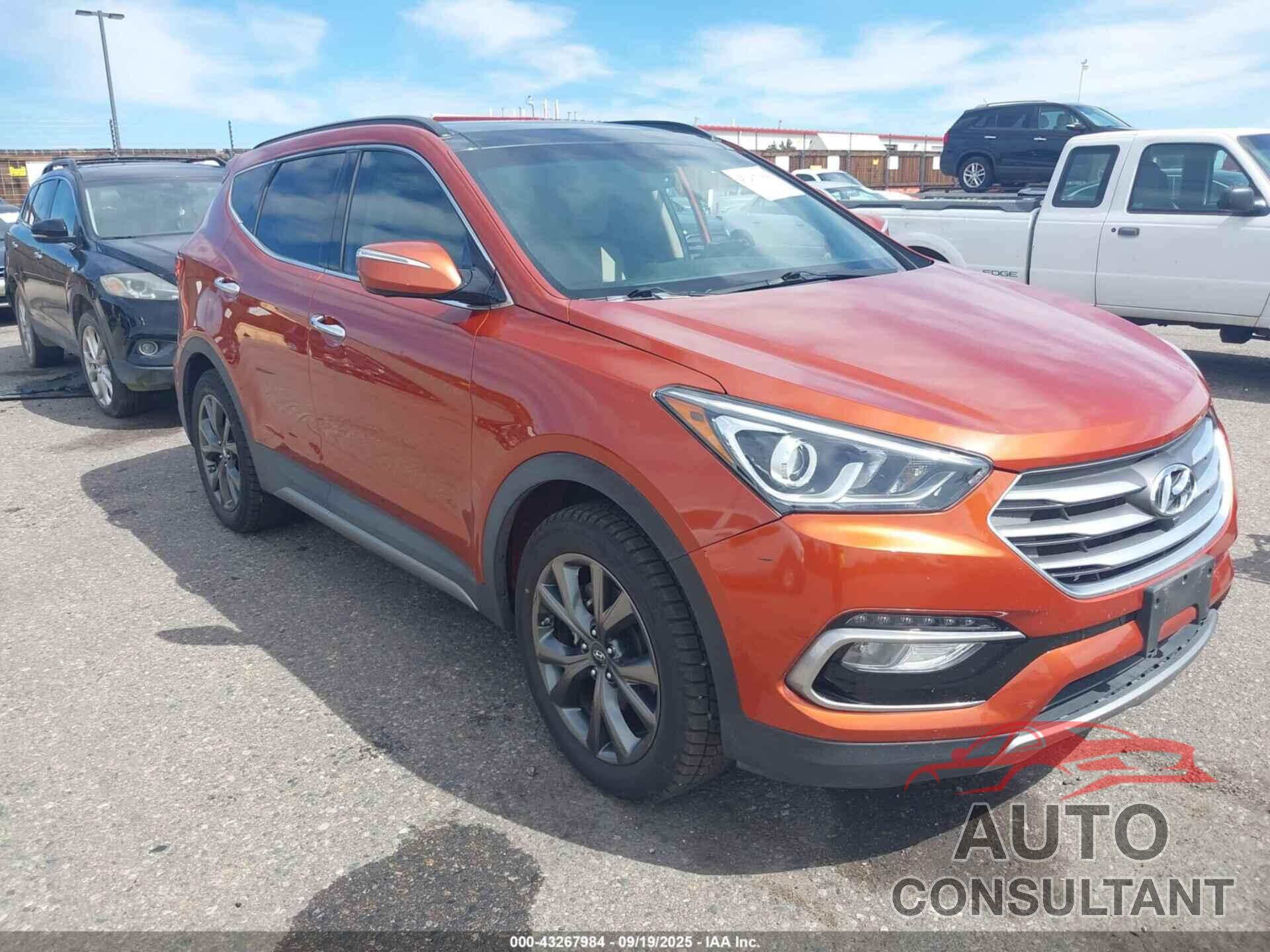 HYUNDAI SANTA FE SPORT 2017 - 5XYZWDLA1HG445094