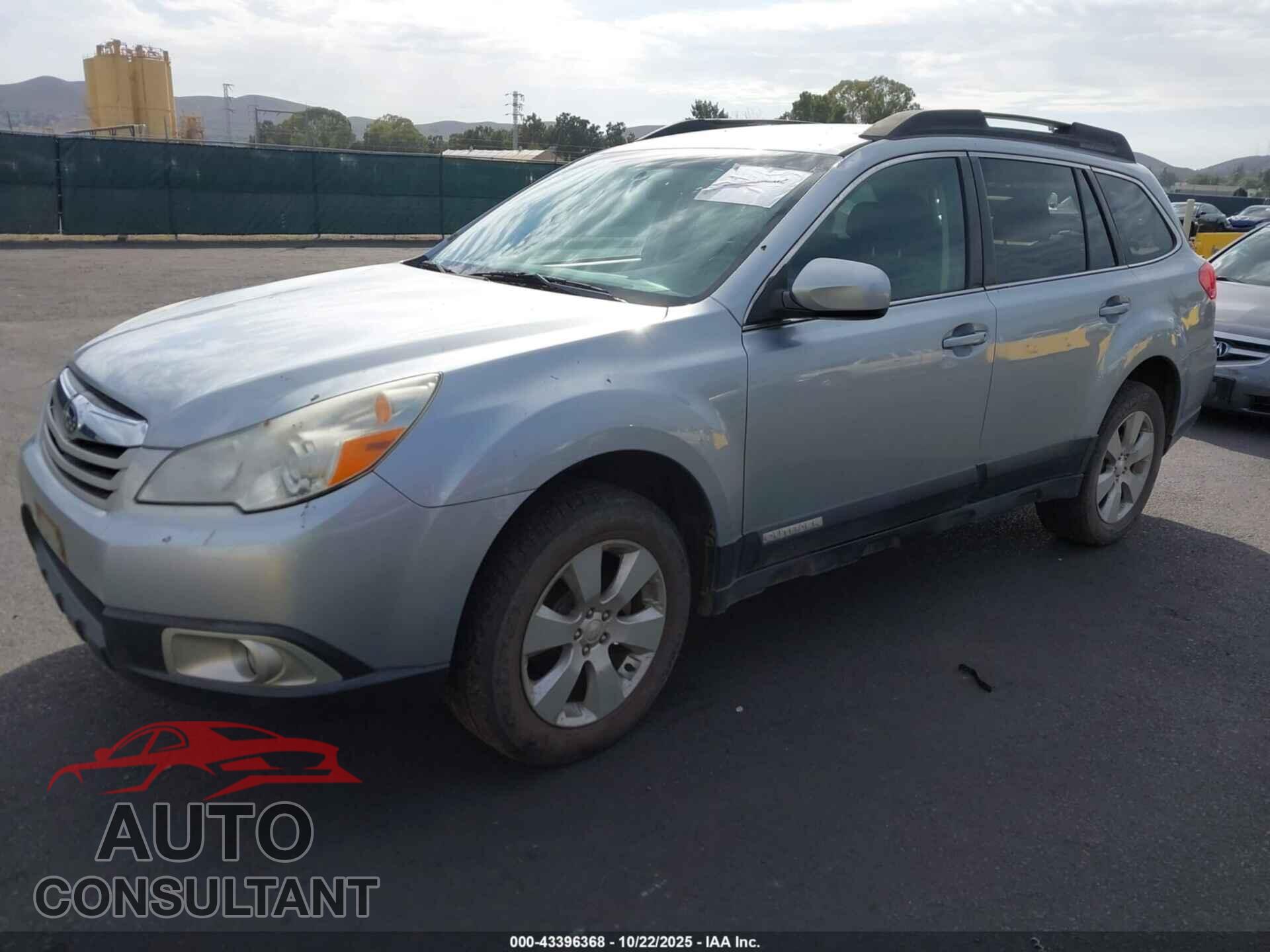 SUBARU OUTBACK 2012 - 4S4BRBCC0C3267816