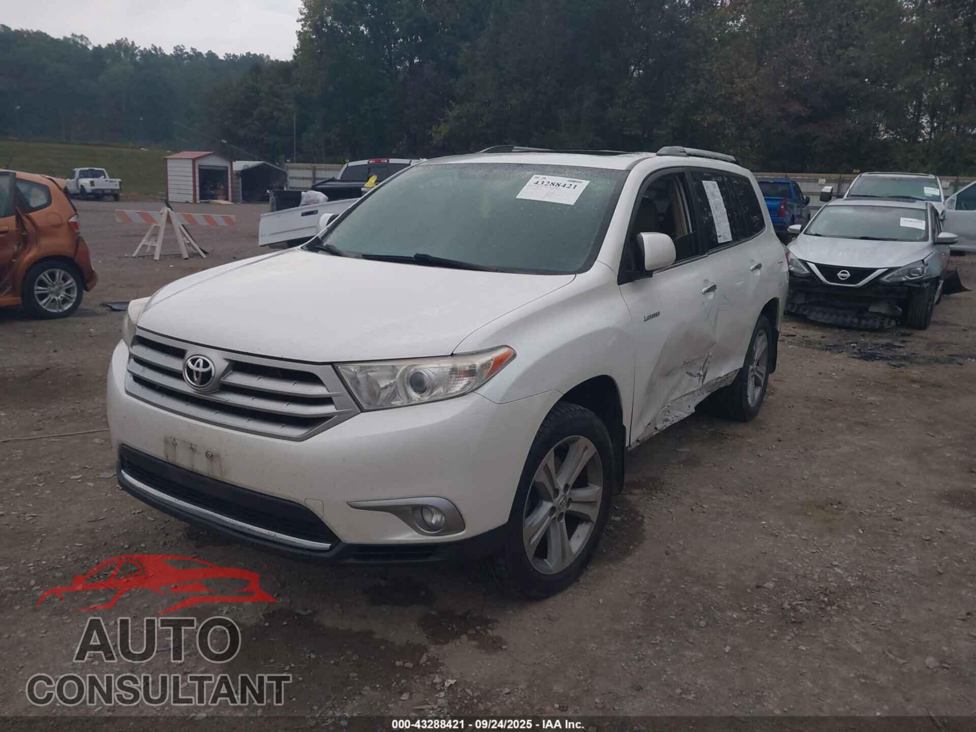 TOYOTA HIGHLANDER 2013 - 5TDDK3EH4DS219283