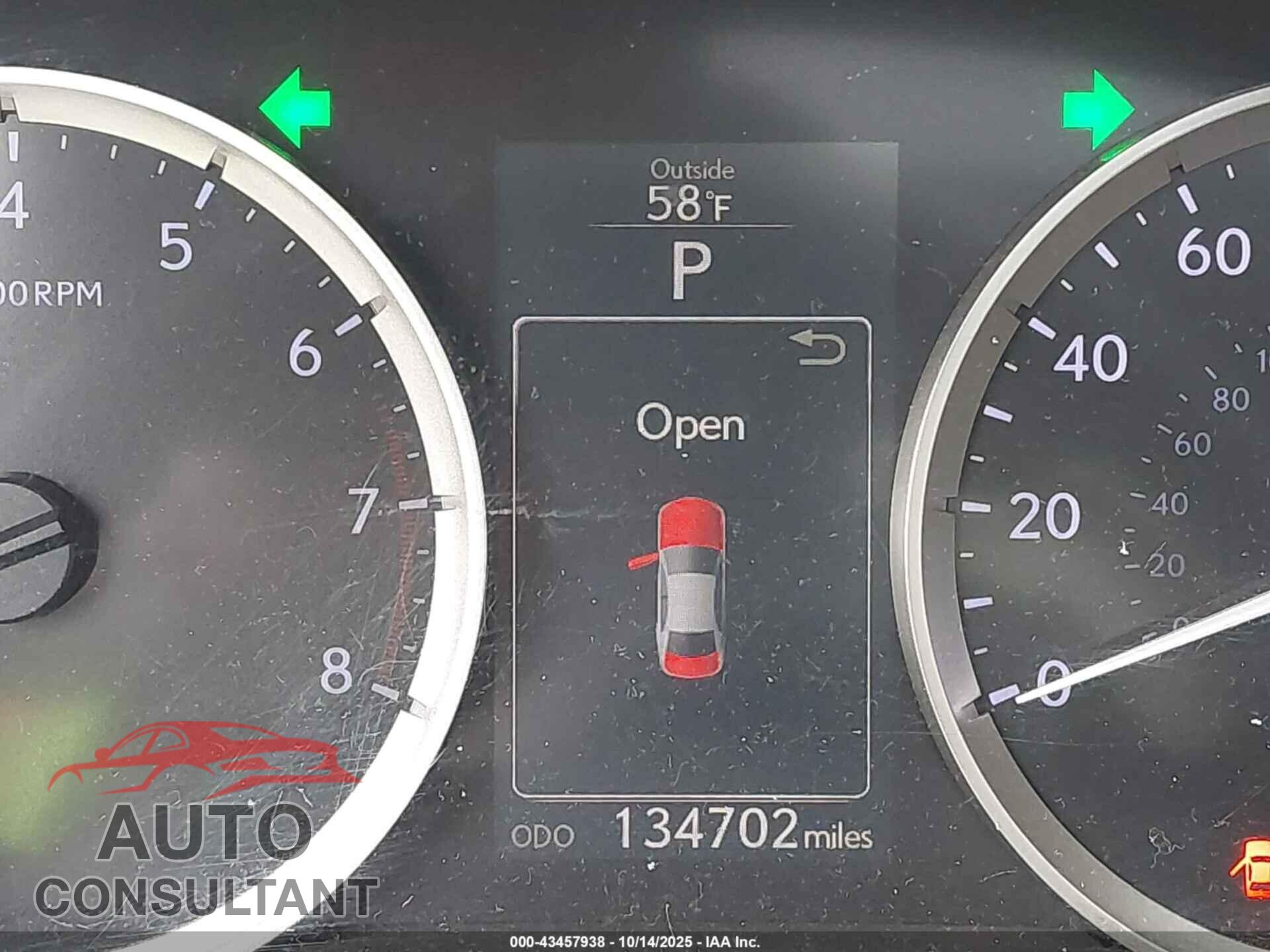 LEXUS IS 250 2014 - JTHBF1D26E5030735